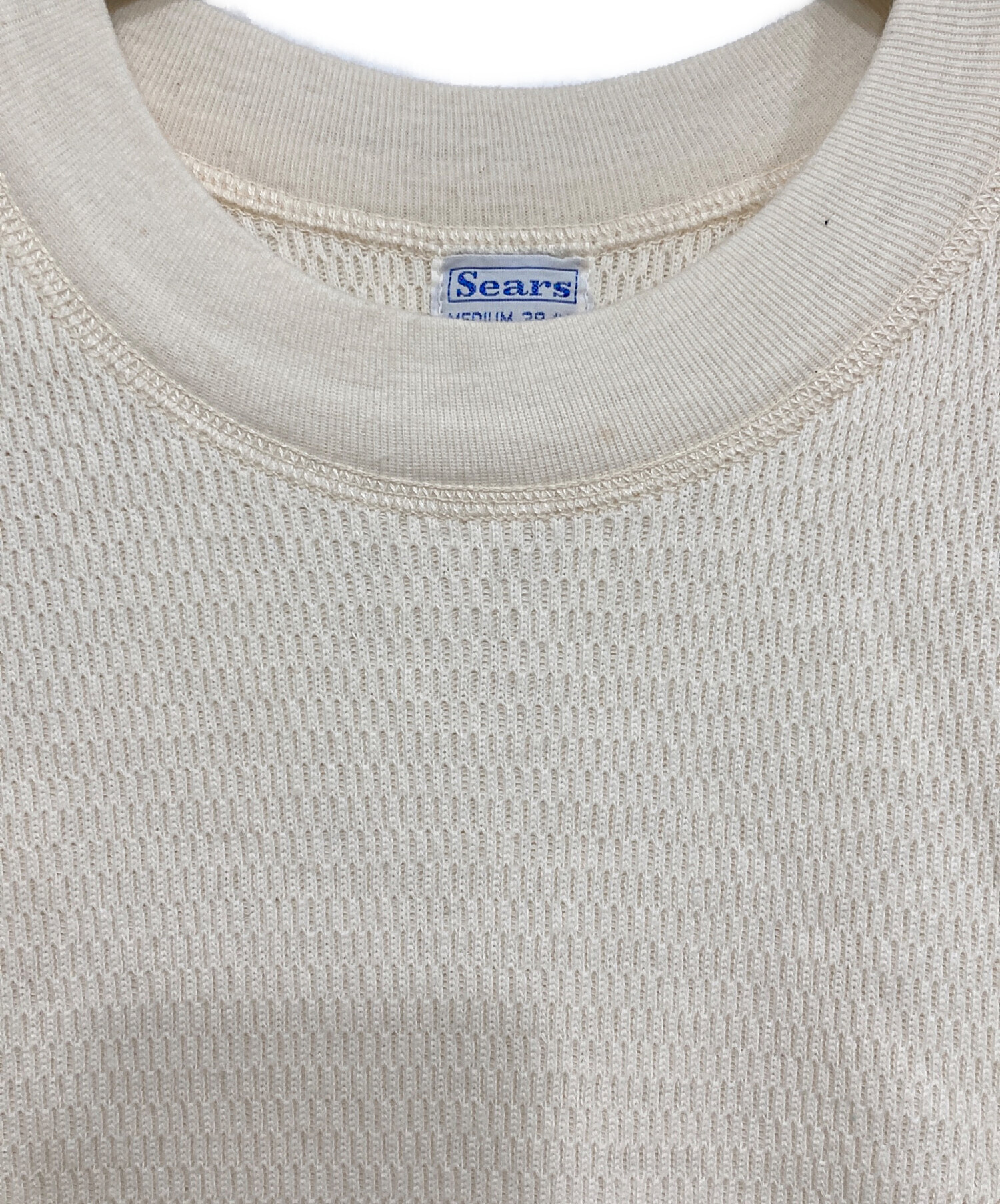 y*n様 希少！50s60s Searsサーマルシャツ！ 中古・古着通販】Sears (シアーズ) 60'sサーマルカットソー ホワイト