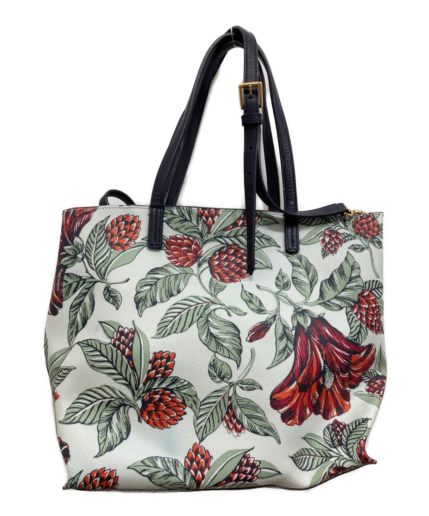 中古・古着通販】TORY BURCH (トリーバーチ) 花柄2WAYバッグ スカイ