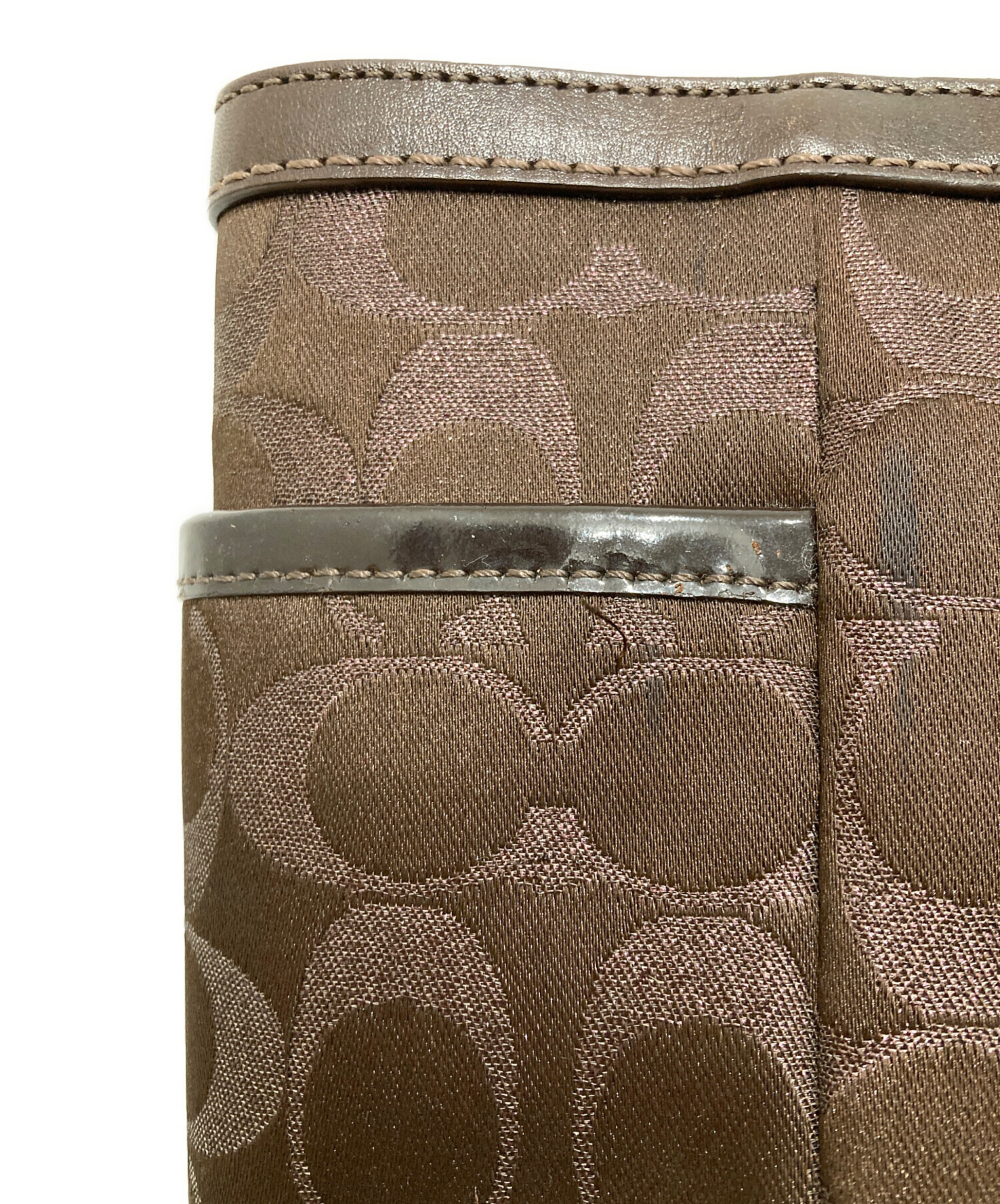 中古・古着通販】COACH (コーチ) シグネチャースタッズトートバッグ