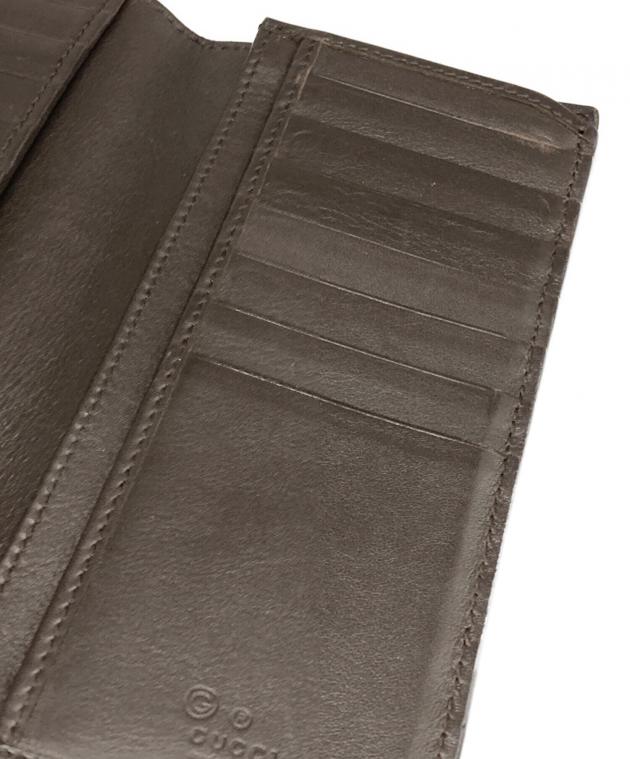 中古・古着通販】GUCCI (グッチ) マイクログッチシマ/GG柄長財布