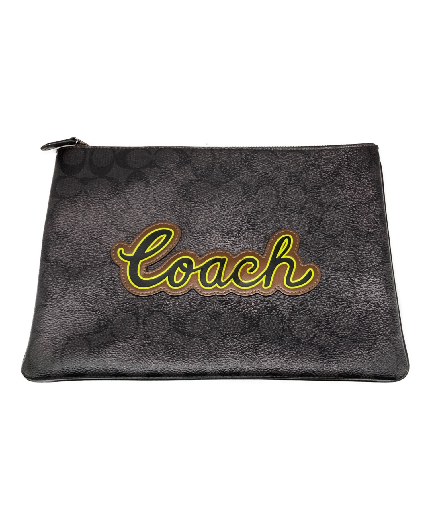 COACH クラッチバッグ　時計　セット売り 中古・古着通販】COACH (コーチ) シグネチャー柄クラッチバッグ