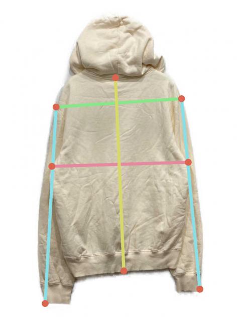中古・古着通販】LANVIN (ランバン) Curb Lace Popover Hoody/ロゴプル