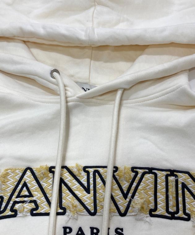 中古・古着通販】LANVIN (ランバン) Curb Lace Popover Hoody/ロゴプル
