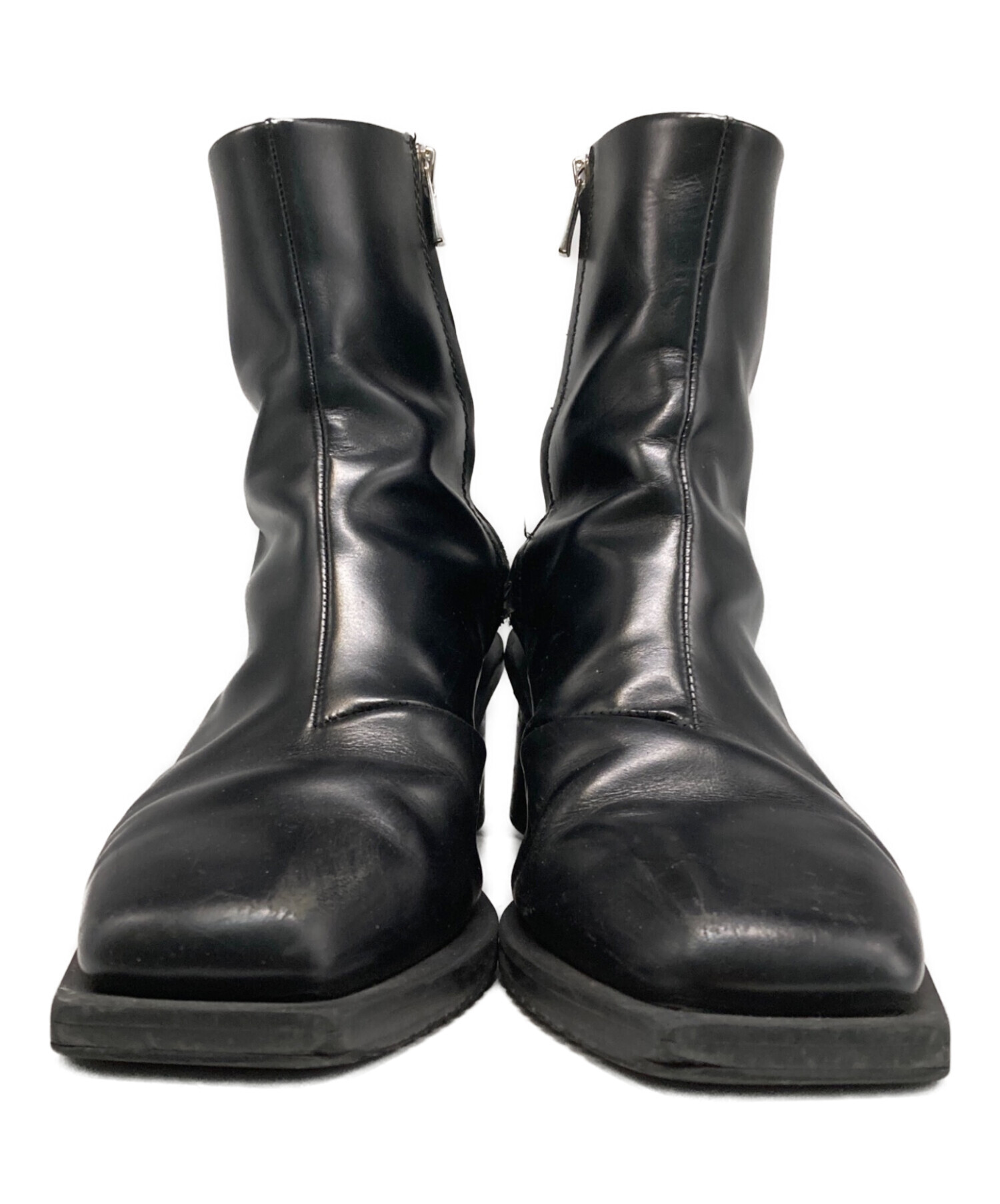 中古・古着通販】MAISON SPECIAL (メゾンスペシャル) Zip Heel Boots