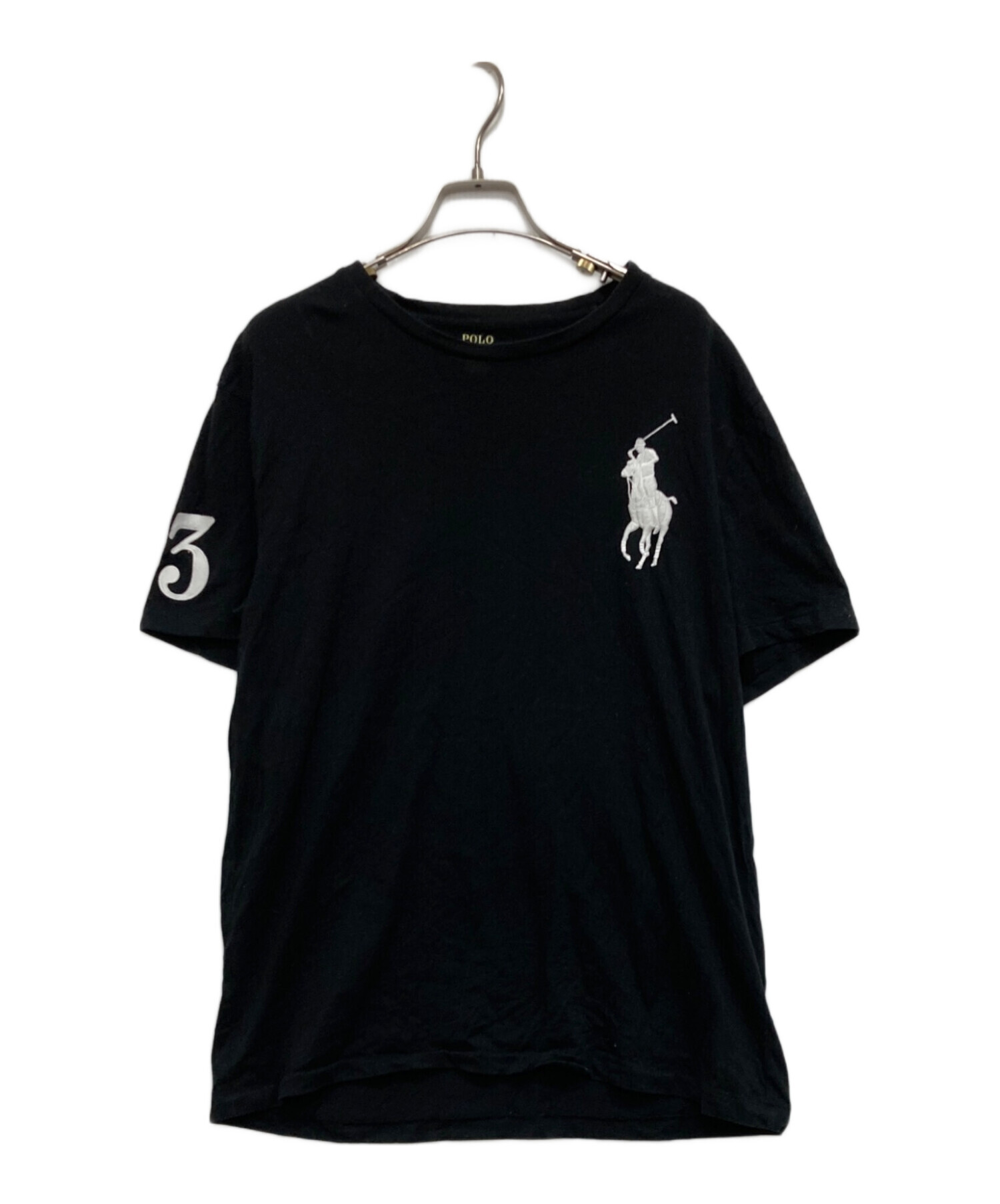 未使用　ポロ　ラルフローレン　黒Tシャツ 中古・古着通販】POLO RALPH LAUREN (ポロ・ラルフローレン) ビッグ