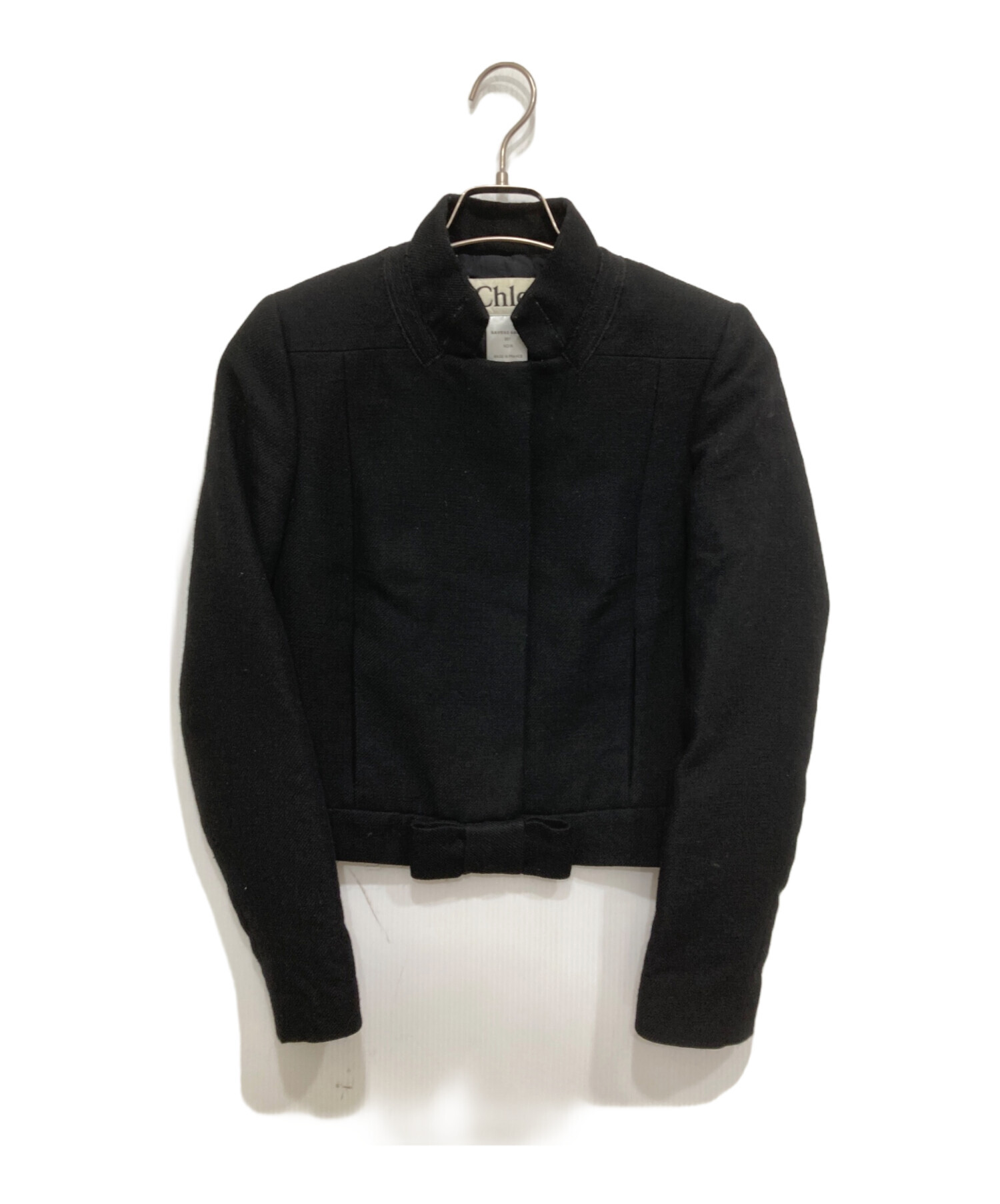 中古・古着通販】Chloe (クロエ) スタンドカラージャケット ブラック 
