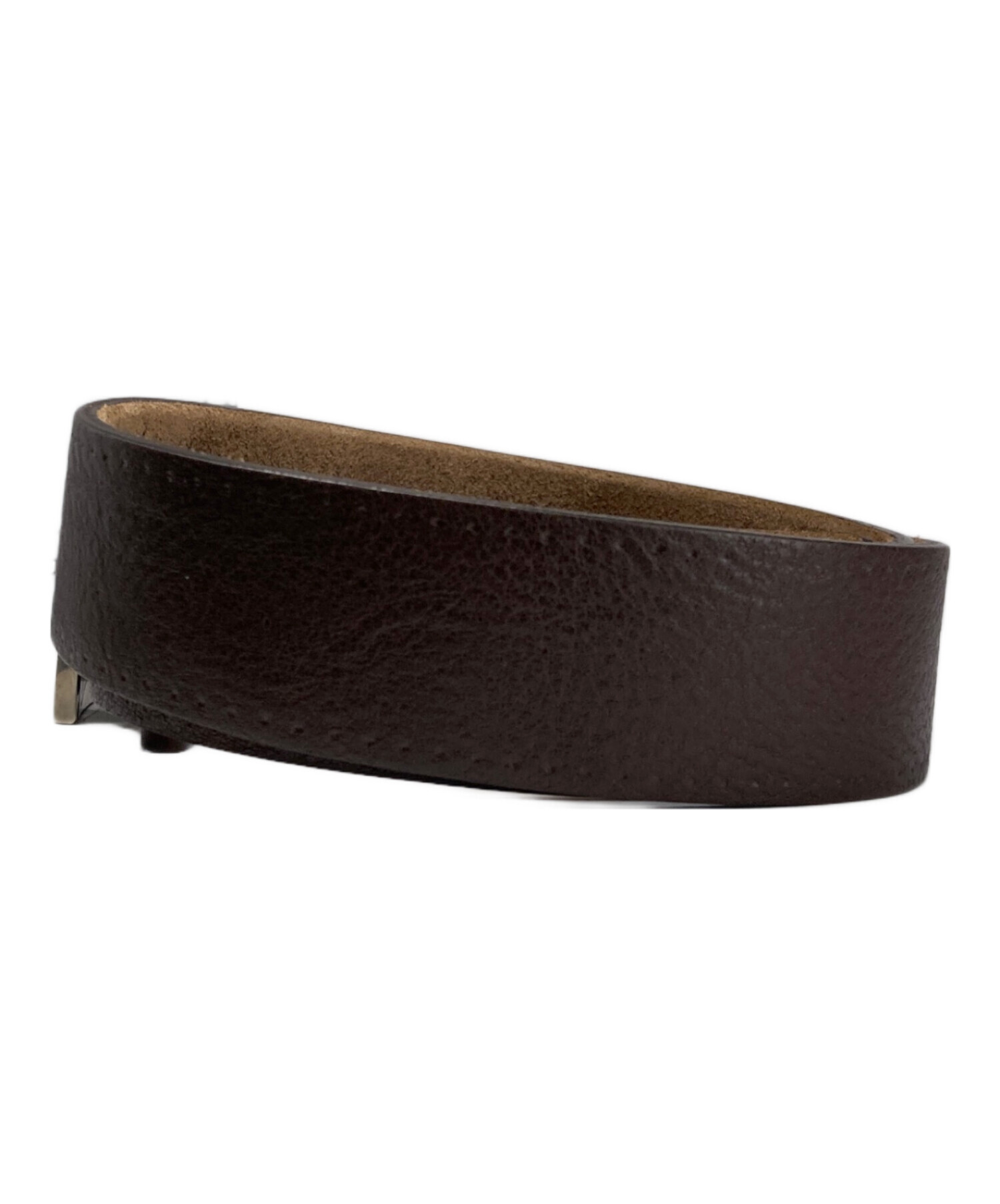 中古・古着通販】GUCCI (グッチ) レザーベルト ブラウン｜ブランド