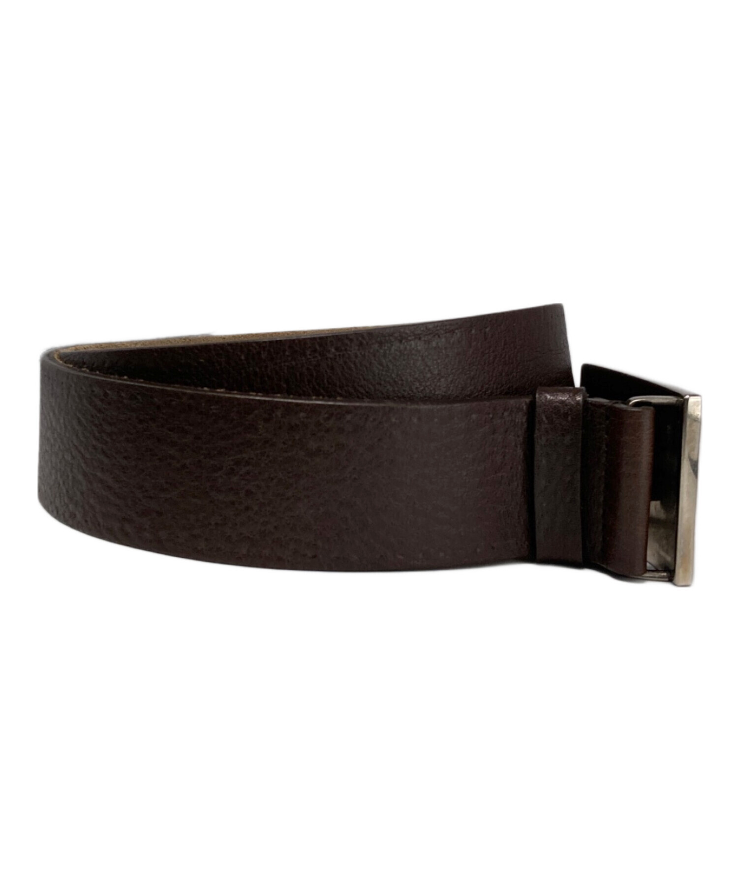 中古・古着通販】GUCCI (グッチ) レザーベルト ブラウン｜ブランド