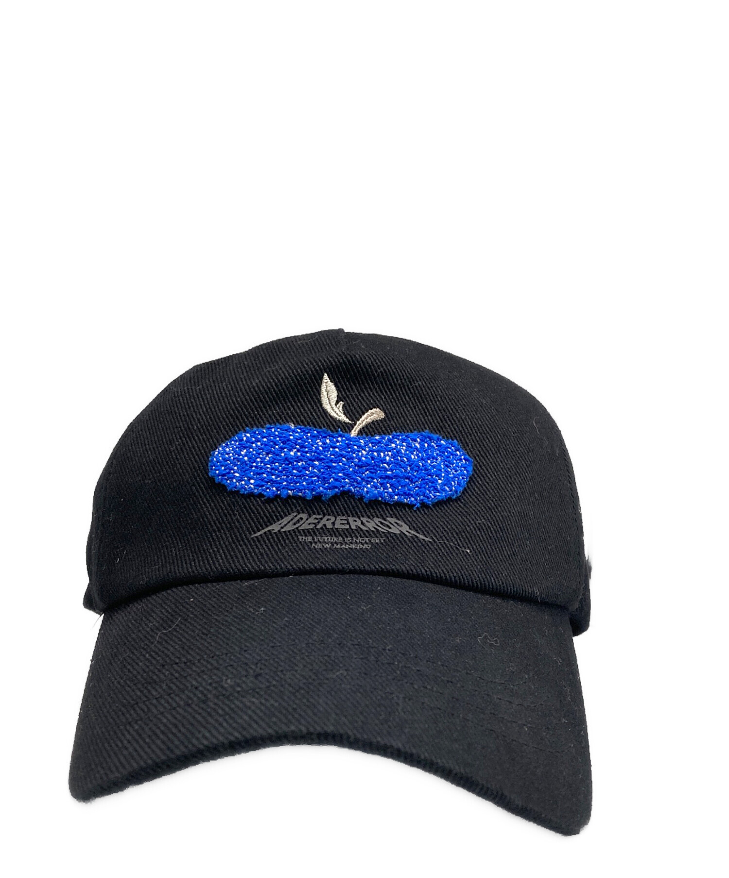 中古・古着通販】ADER error (アーダーエラー) APPLE CAP ブラック