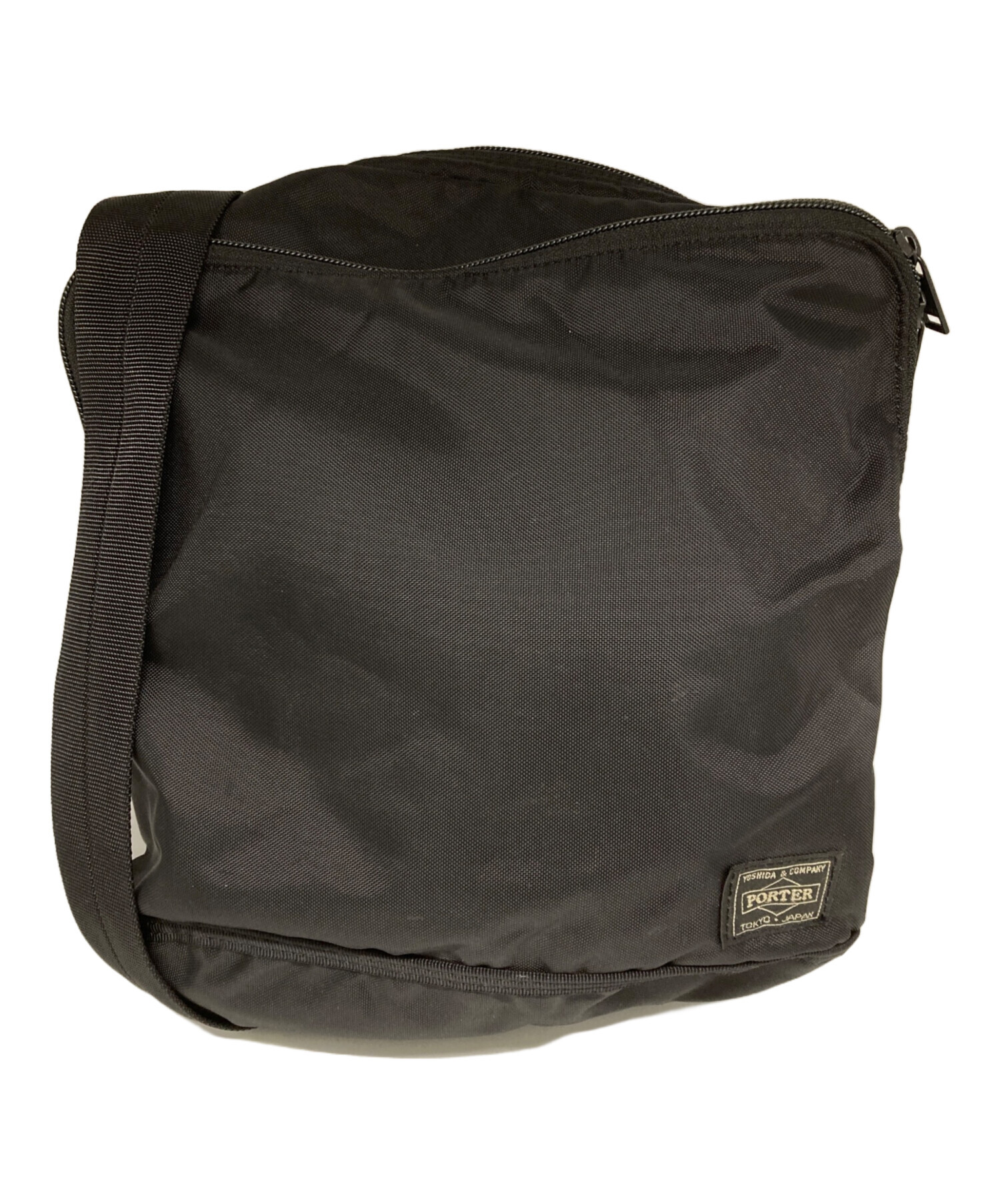 中古・古着通販】PORTER (ポーター) FLASH SHOULDER BAG ブラック