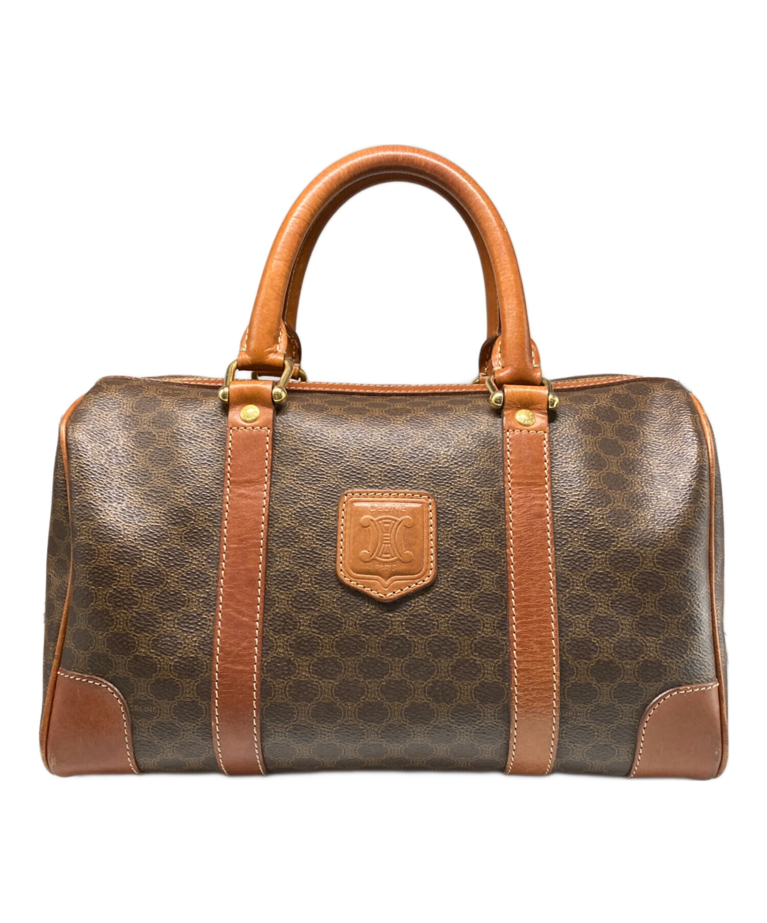 中古・古着通販】CELINE (セリーヌ) マカダム柄ボストンバッグ
