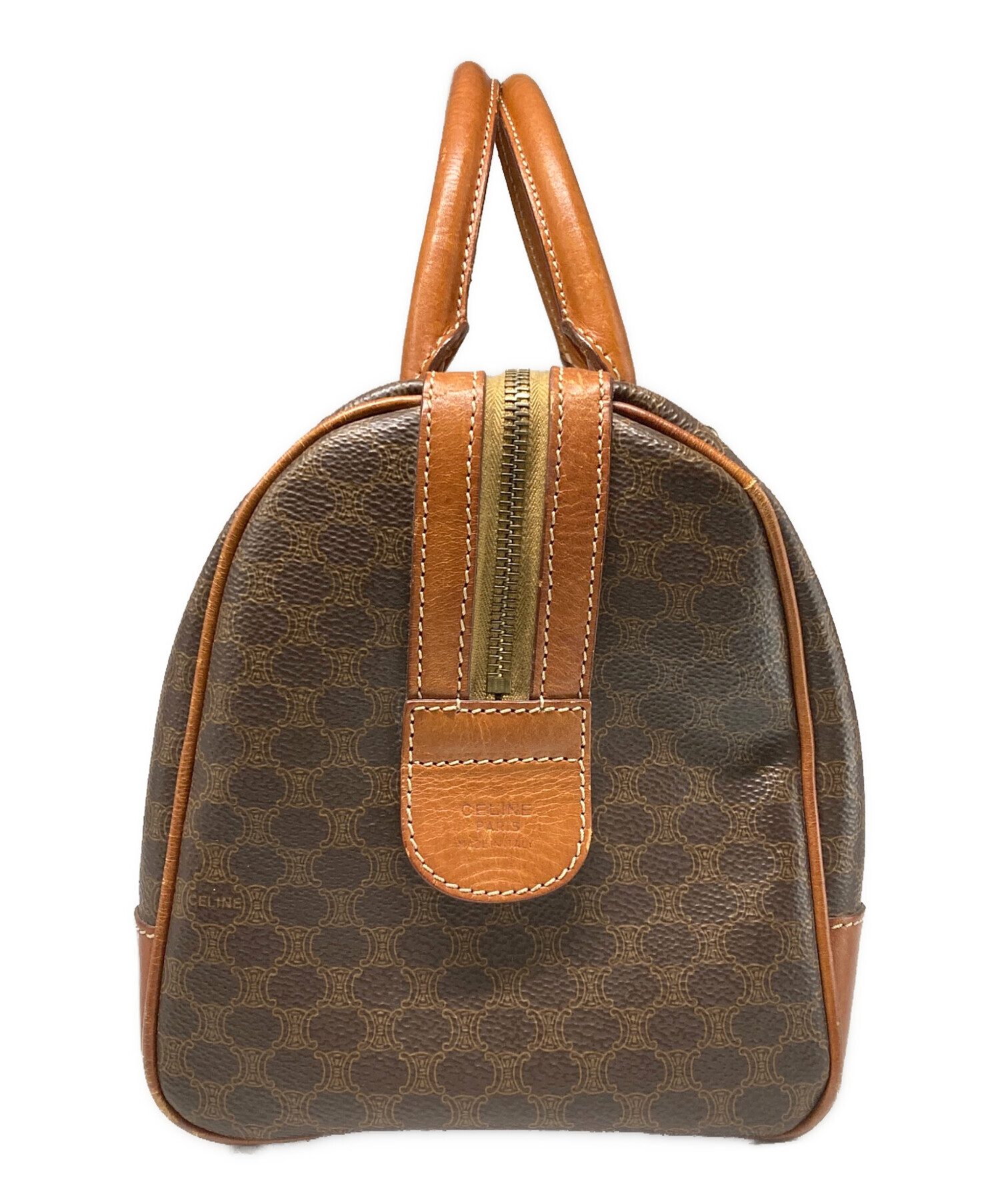 中古・古着通販】CELINE (セリーヌ) マカダム柄ボストンバッグ