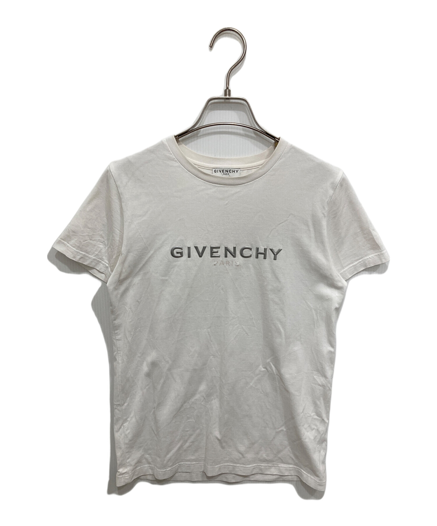 中古・古着通販】GIVENCHY (ジバンシィ) ロゴTシャツ ホワイト サイズ