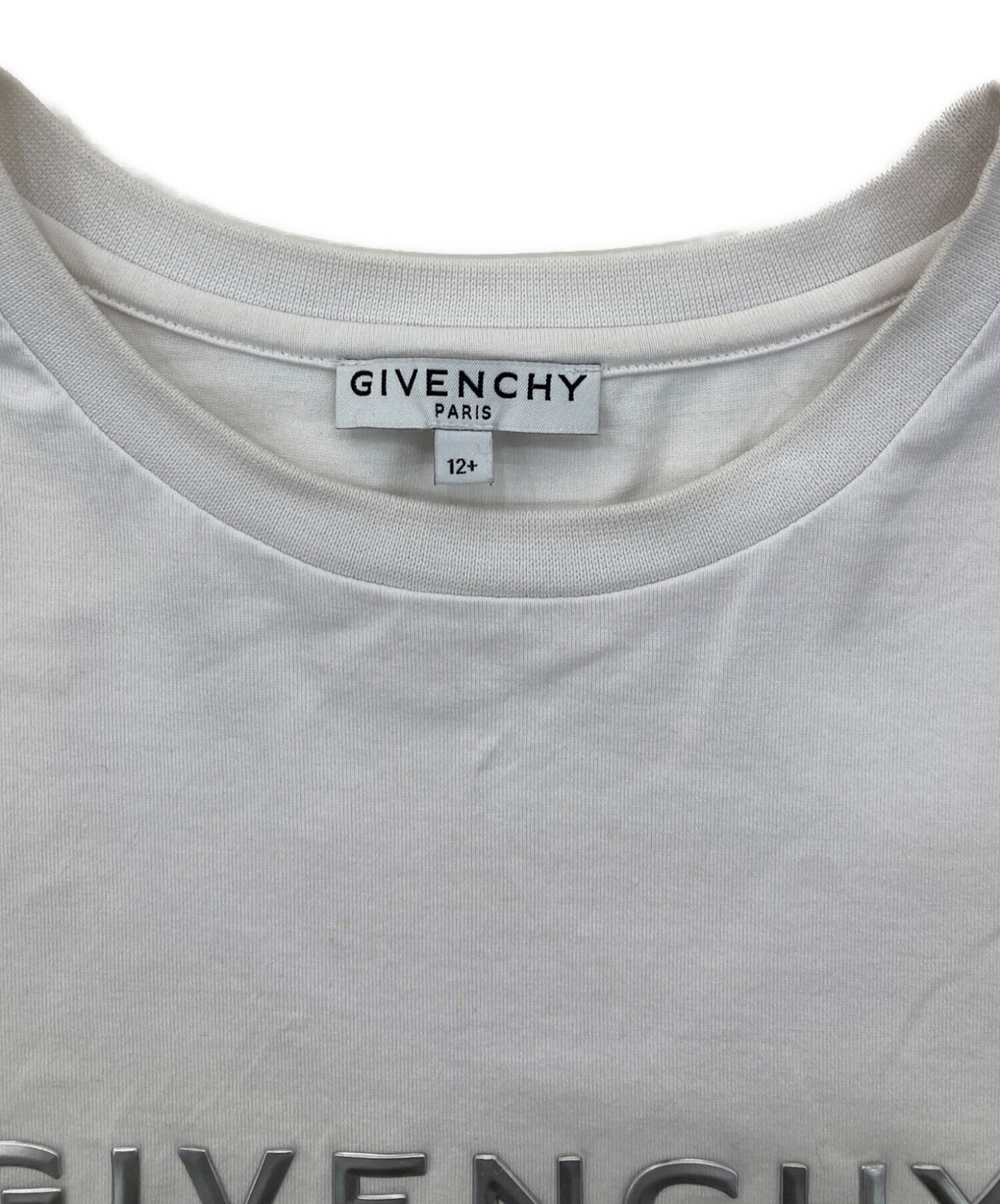 中古・古着通販】GIVENCHY (ジバンシィ) ロゴTシャツ ホワイト サイズ