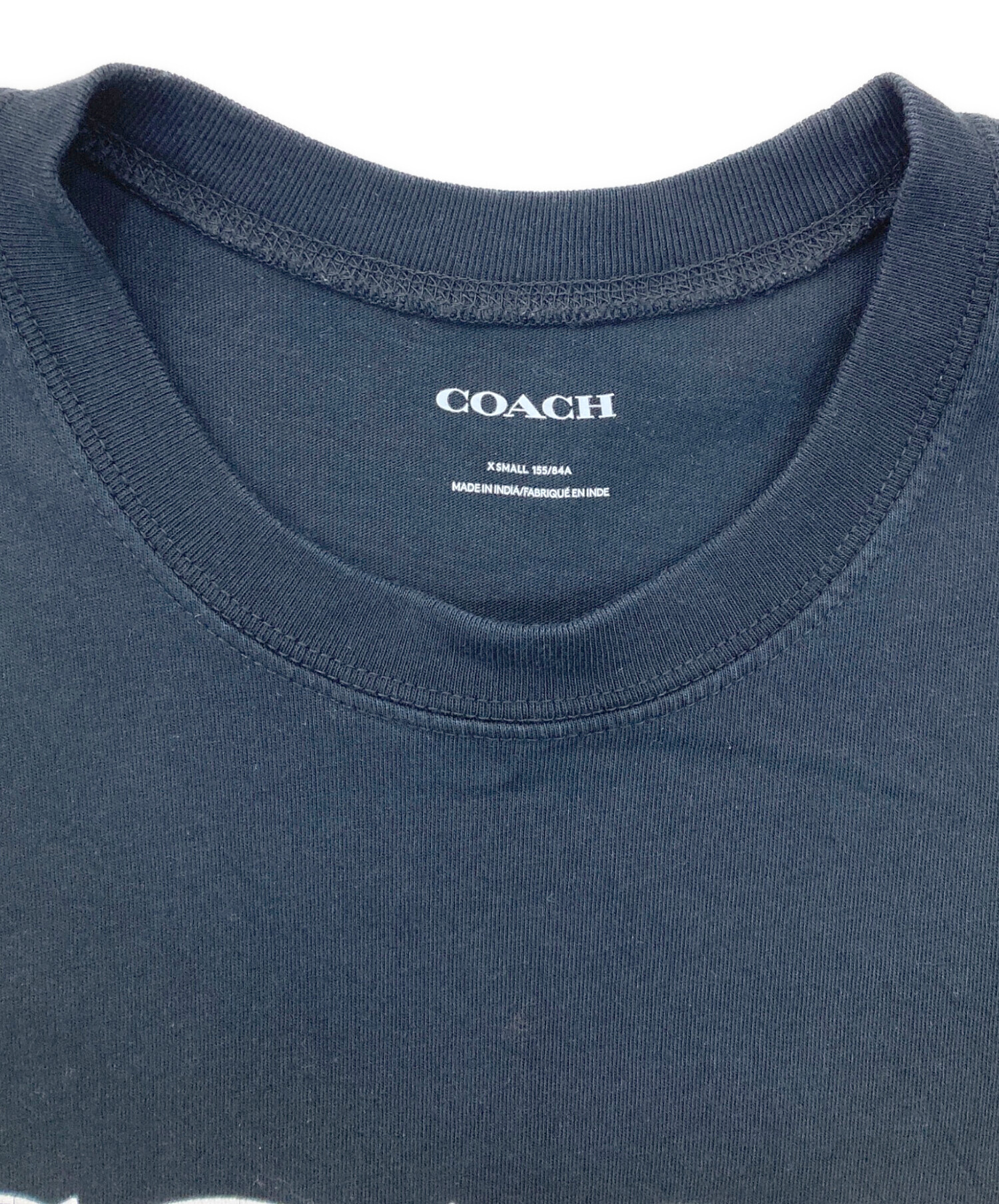 中古・古着通販】COACH (コーチ) プリントTシャツ ブラック サイズ:XS