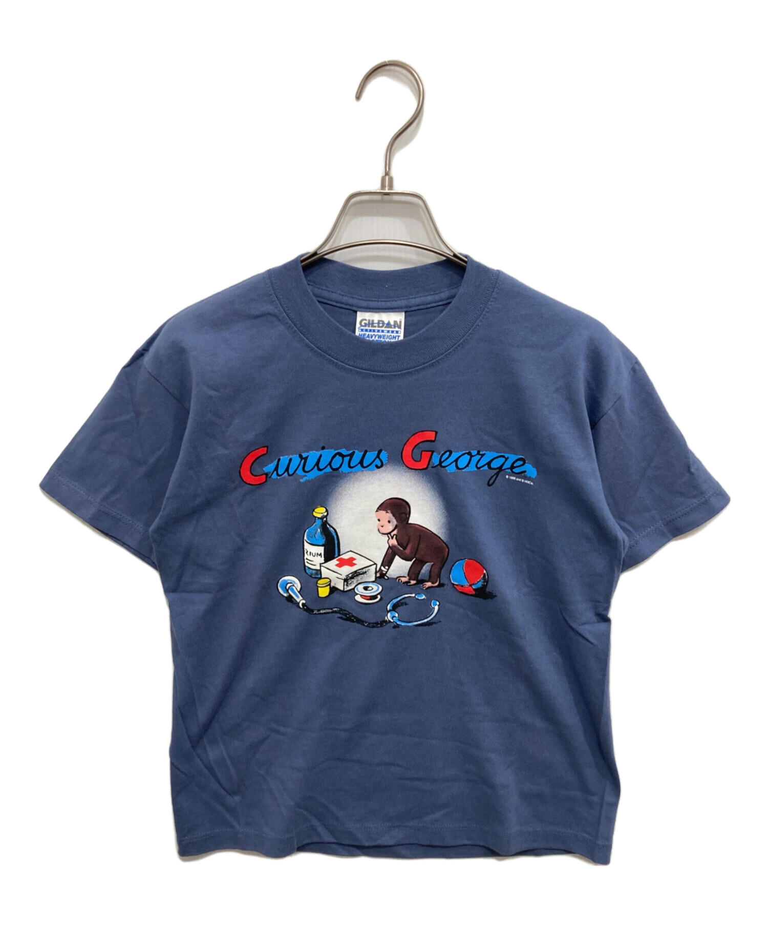 中古・古着通販】GILDAN (ギルダン) 90'sアニメプリントTシャツ ブルー