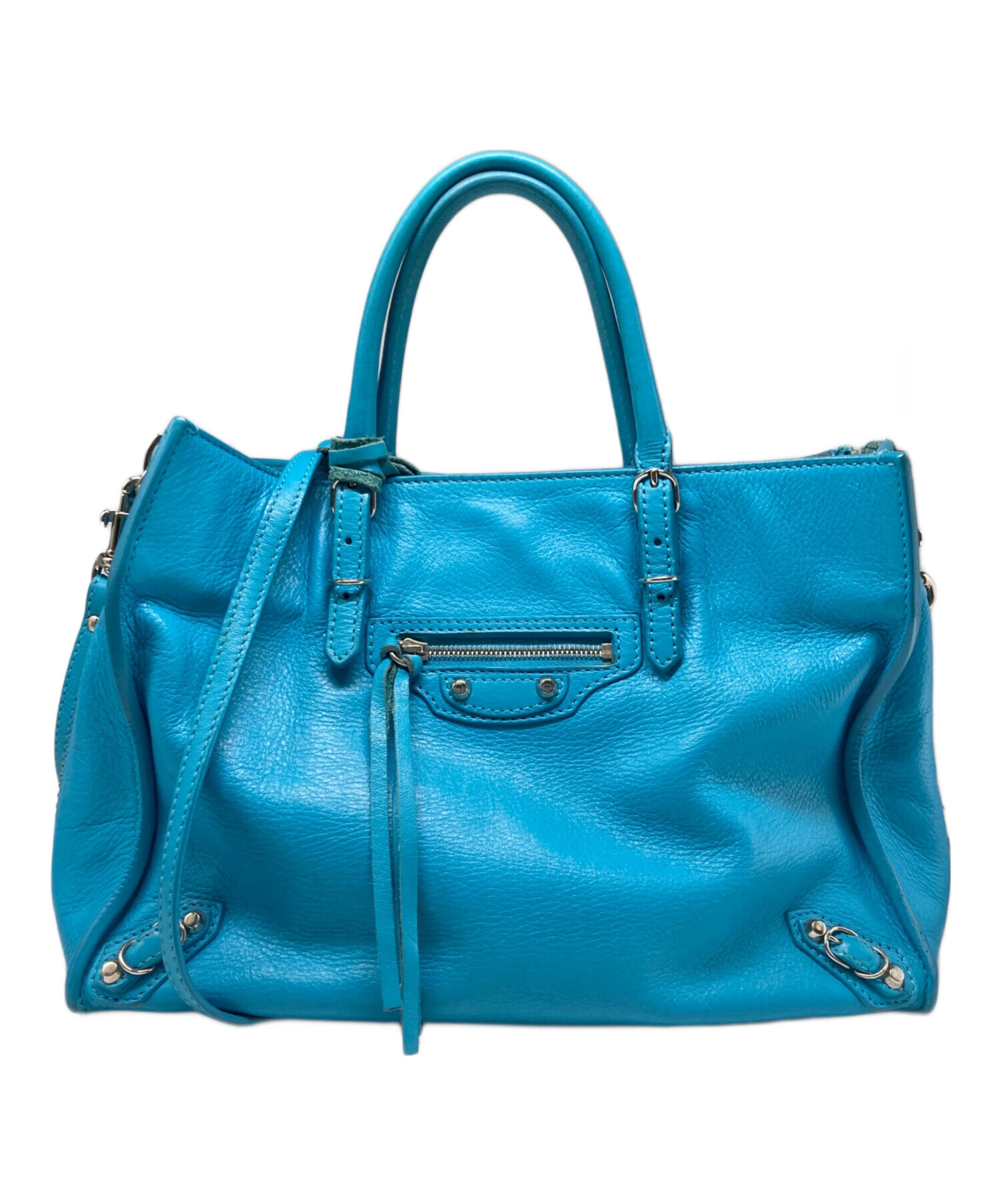 中古・古着通販】BALENCIAGA (バレンシアガ) ペーパーミニ2WAYバッグ