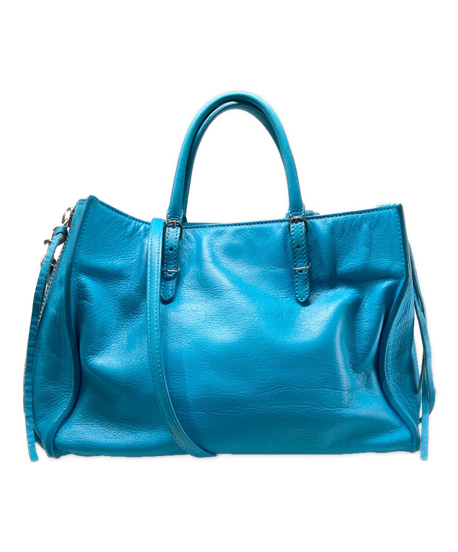 中古・古着通販】BALENCIAGA (バレンシアガ) ペーパーミニ2WAYバッグ