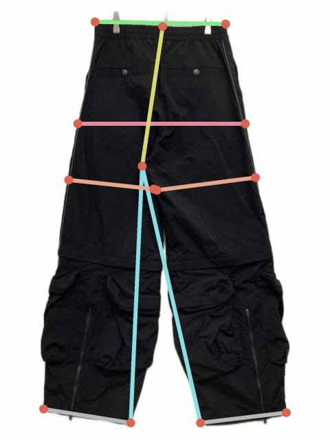 中古・古着通販】DIESEL (ディーゼル) P-STAINDナイロンカーゴパンツ