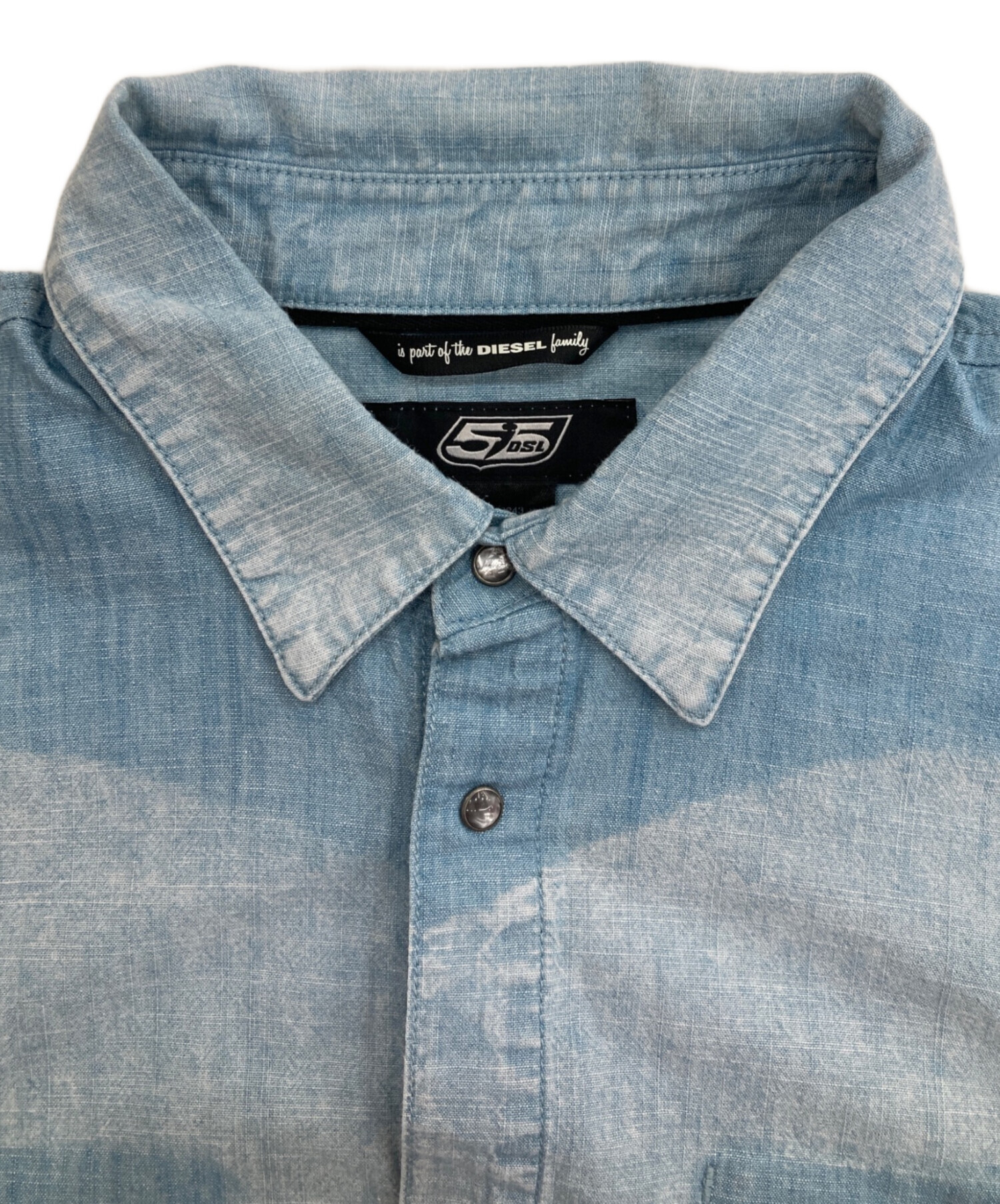 中古・古着通販】DIESEL (ディーゼル) シャンブレーシャツ ブルー