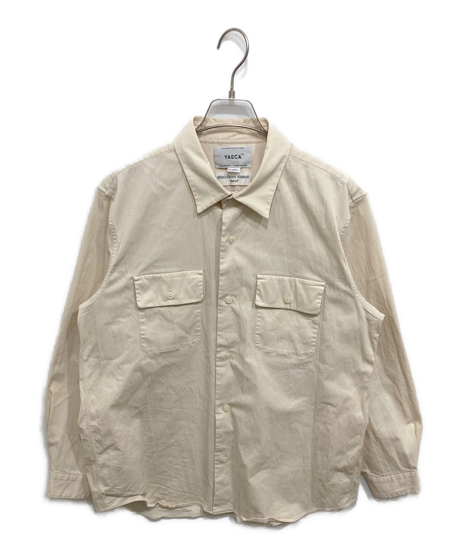 中古・古着通販】YAECA (ヤエカ) COMFORT SHIRT RAGLAN WIDE ベージュ