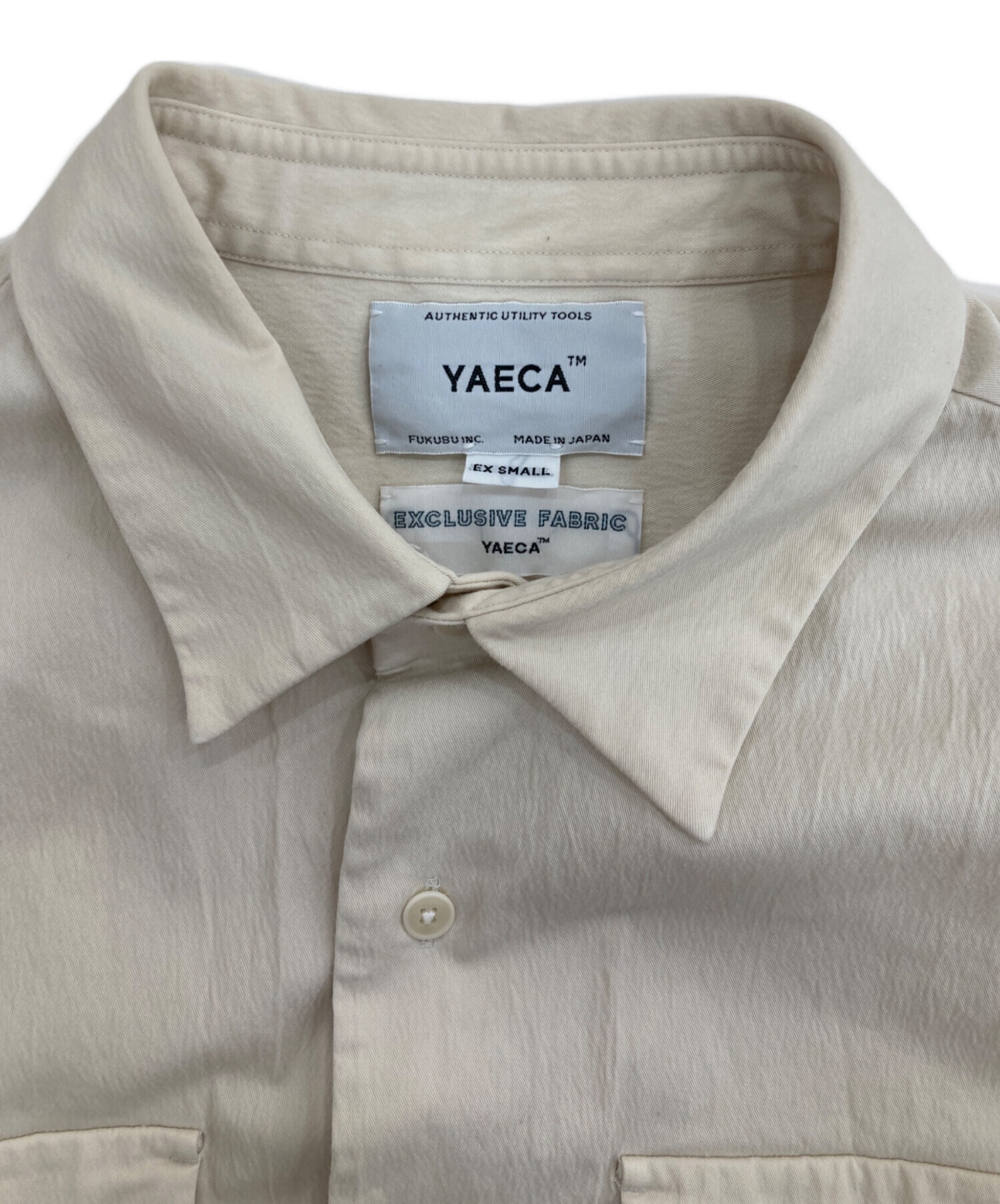 中古・古着通販】YAECA (ヤエカ) COMFORT SHIRT RAGLAN WIDE ベージュ