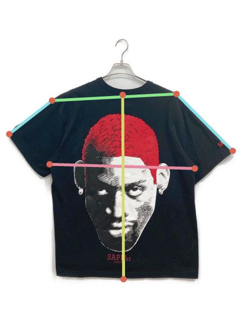 中古・古着通販】SAPEur (サプール) デニスロッドマンプリントTシャツ