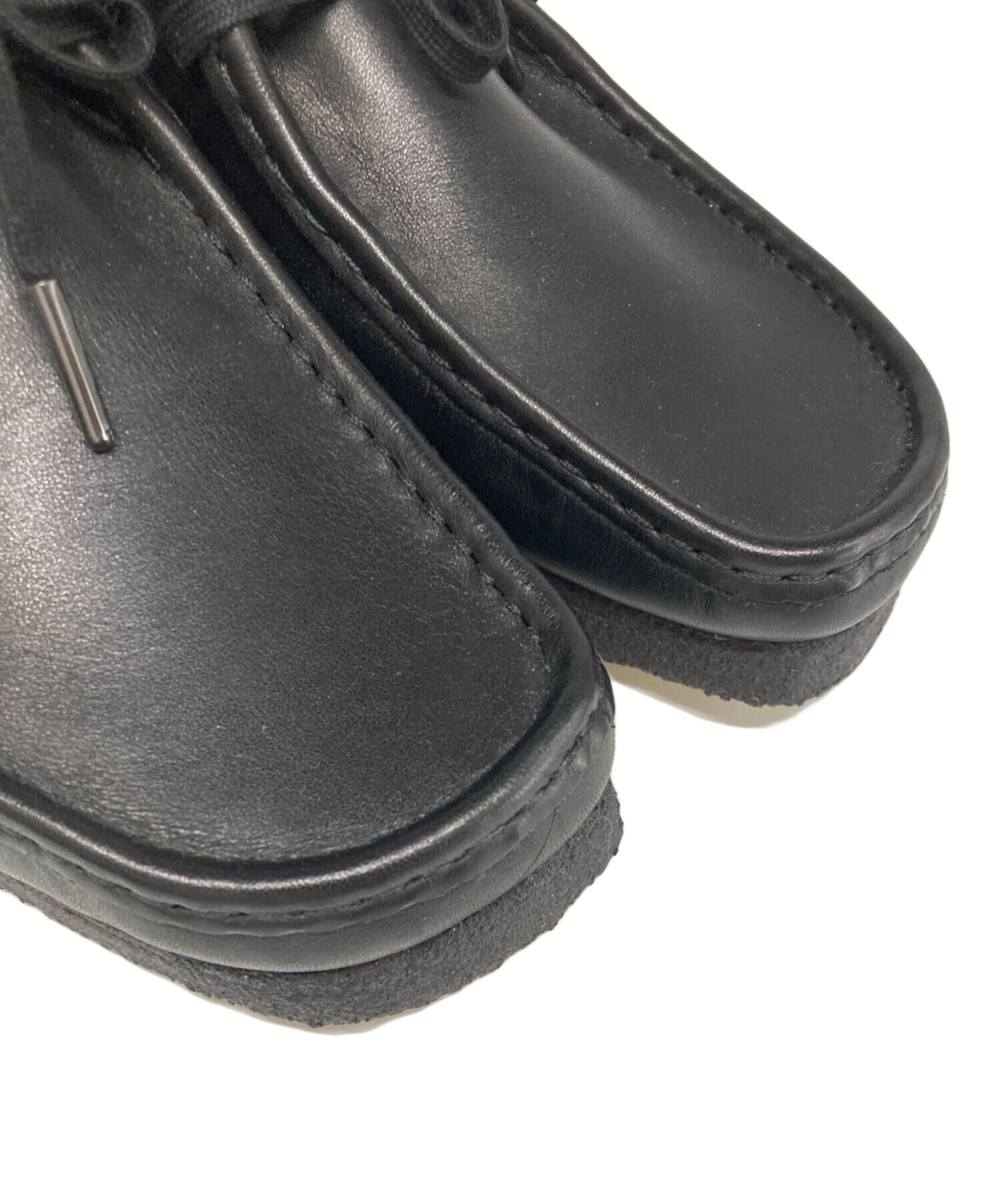 中古・古着通販】CLARKS (クラークス) Wallabee ブラック サイズ:UK8
