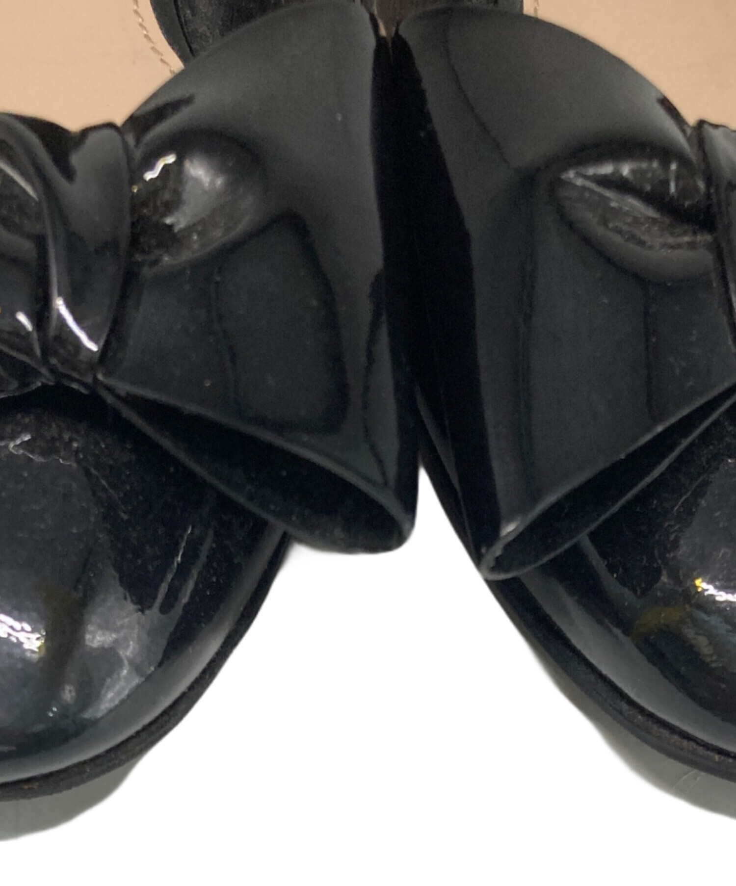 中古・古着通販】MIU MIU (ミュウミュウ) エナメルリボンパンプス