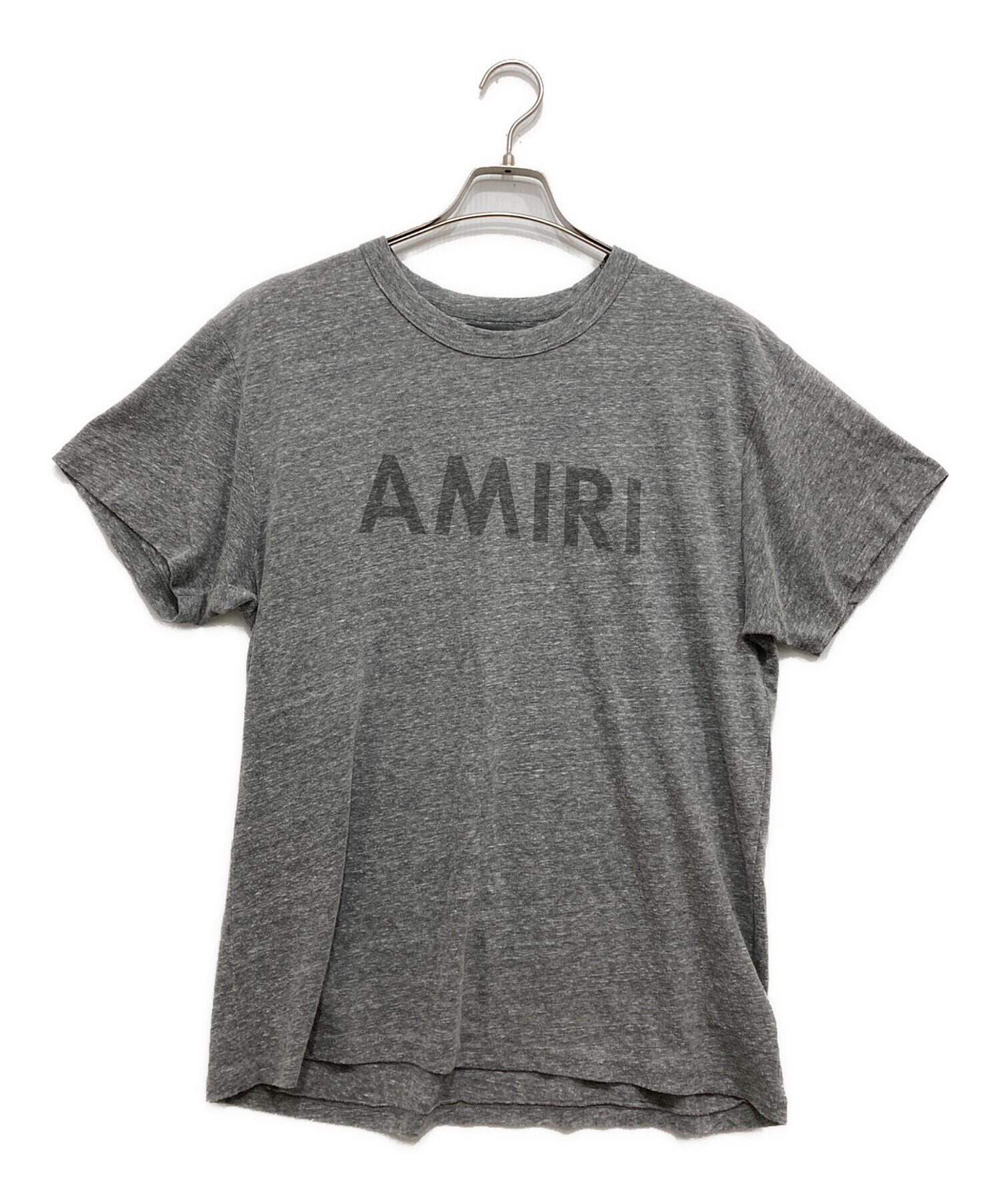 AMIRI Tシャツ未使用 中古・古着通販】AMIRI (アミリ) ロゴTシャツ グレー サイズ:S