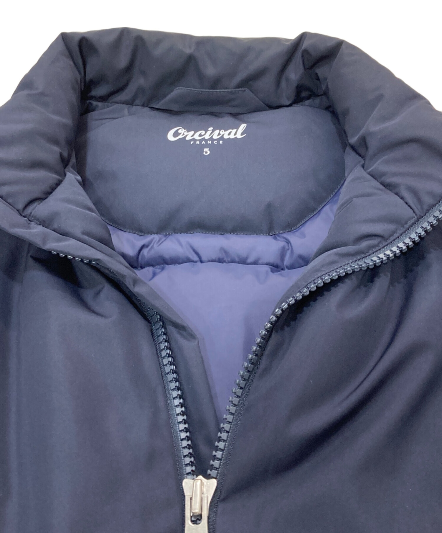 中古・古着通販】ORCIVAL (オーシバル) POLYESTER TAFFETA DOWN STAND