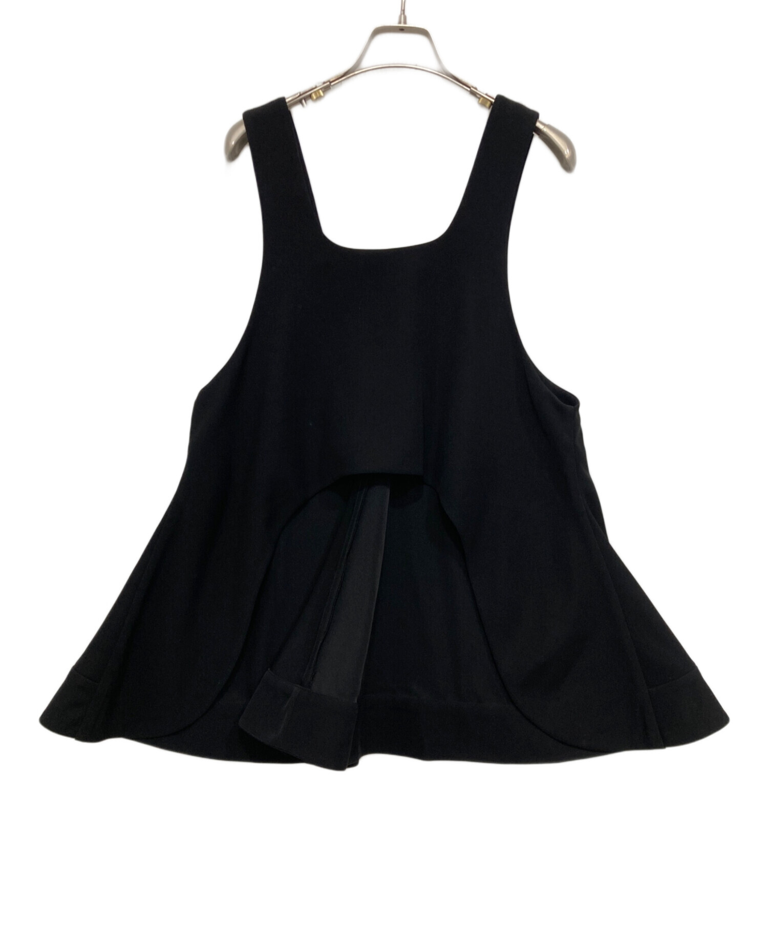 中古・古着通販】ENFOLD (エンフォルド) 2WAY FLARE VEST ブラック