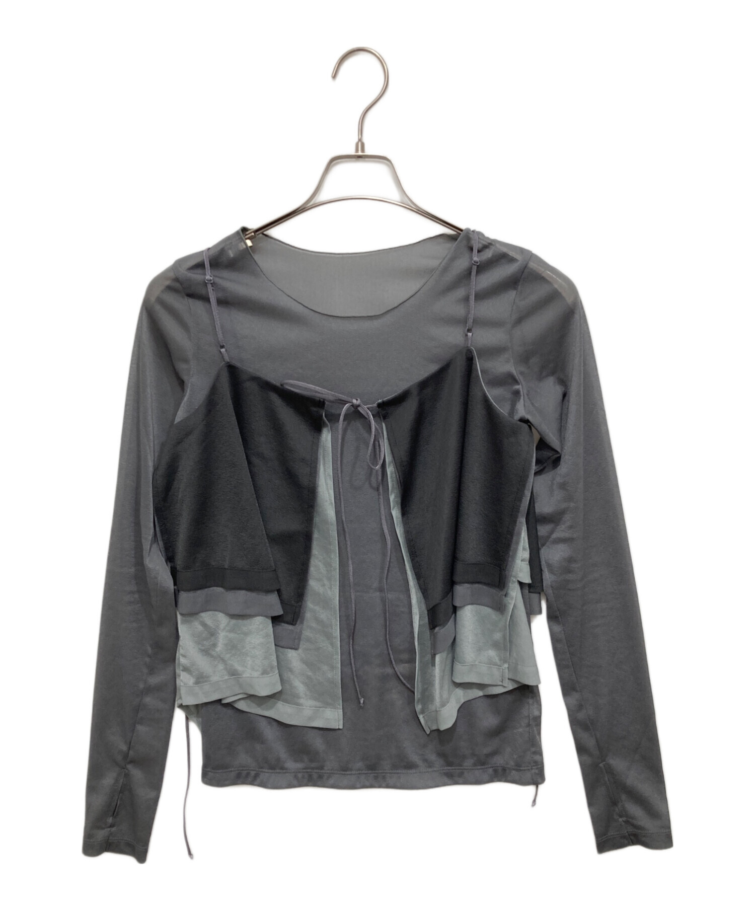 トップス STUDIOUS 3way Camisole & Cashmere Long T 中古・古着通販】STUDIOUS (ステュディオス) 3way Camisole & Cashmere