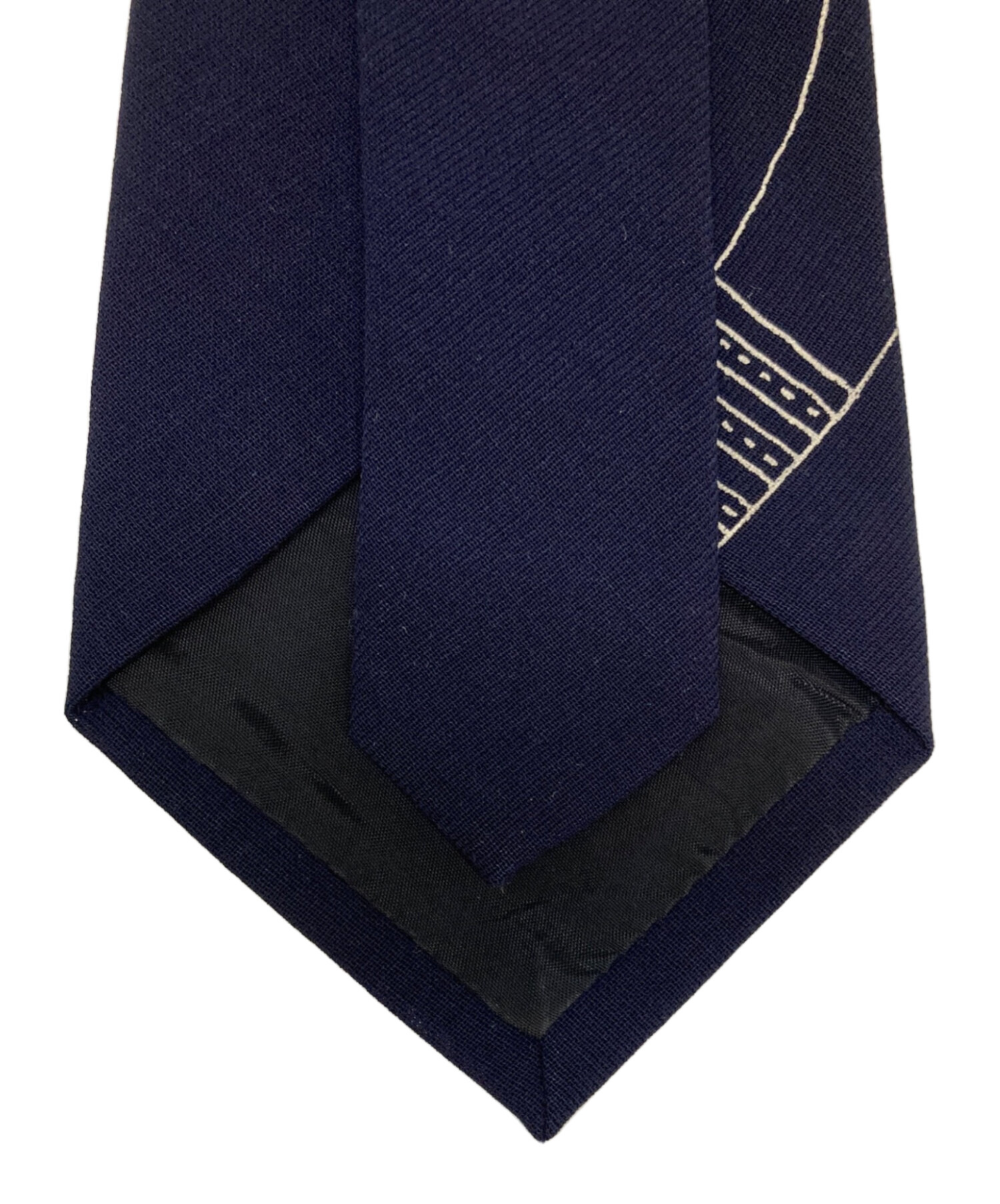 Yohji Yamamoto pour Homme ビンテージネクタイ 中古・古着通販】YOHJI YAMAMOTO (ヨウジヤマモト) プリントネクタイ