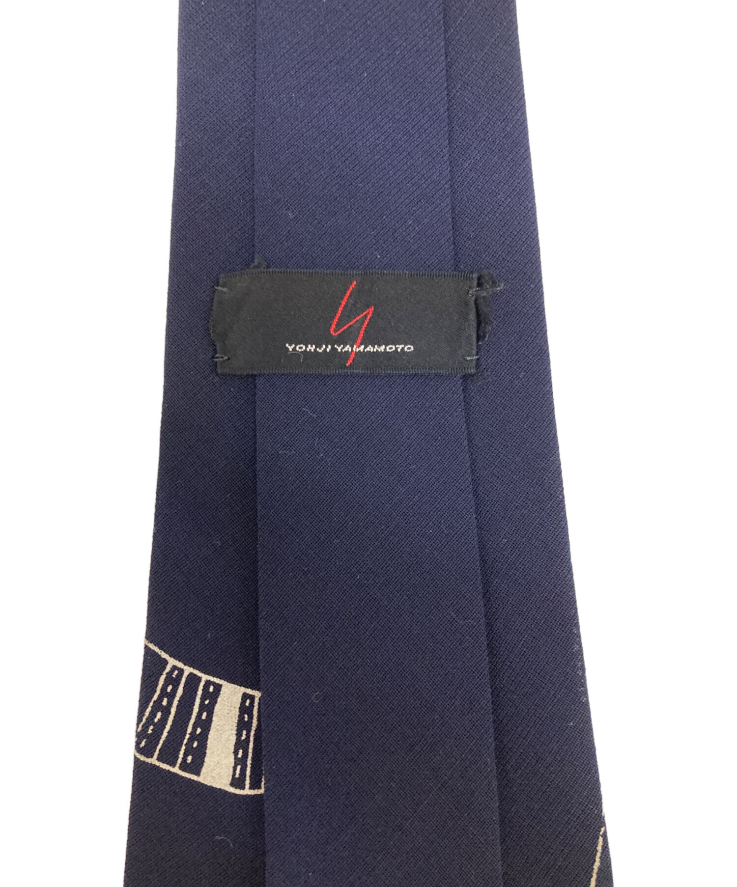 中古・古着通販】YOHJI YAMAMOTO (ヨウジヤマモト) プリントネクタイ