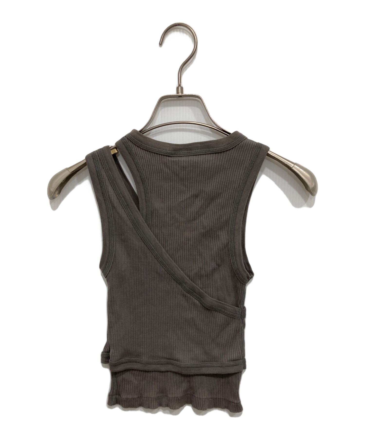 中古・古着通販】HYKE (ハイク) DOUBLE SHOULDER TANK TOP