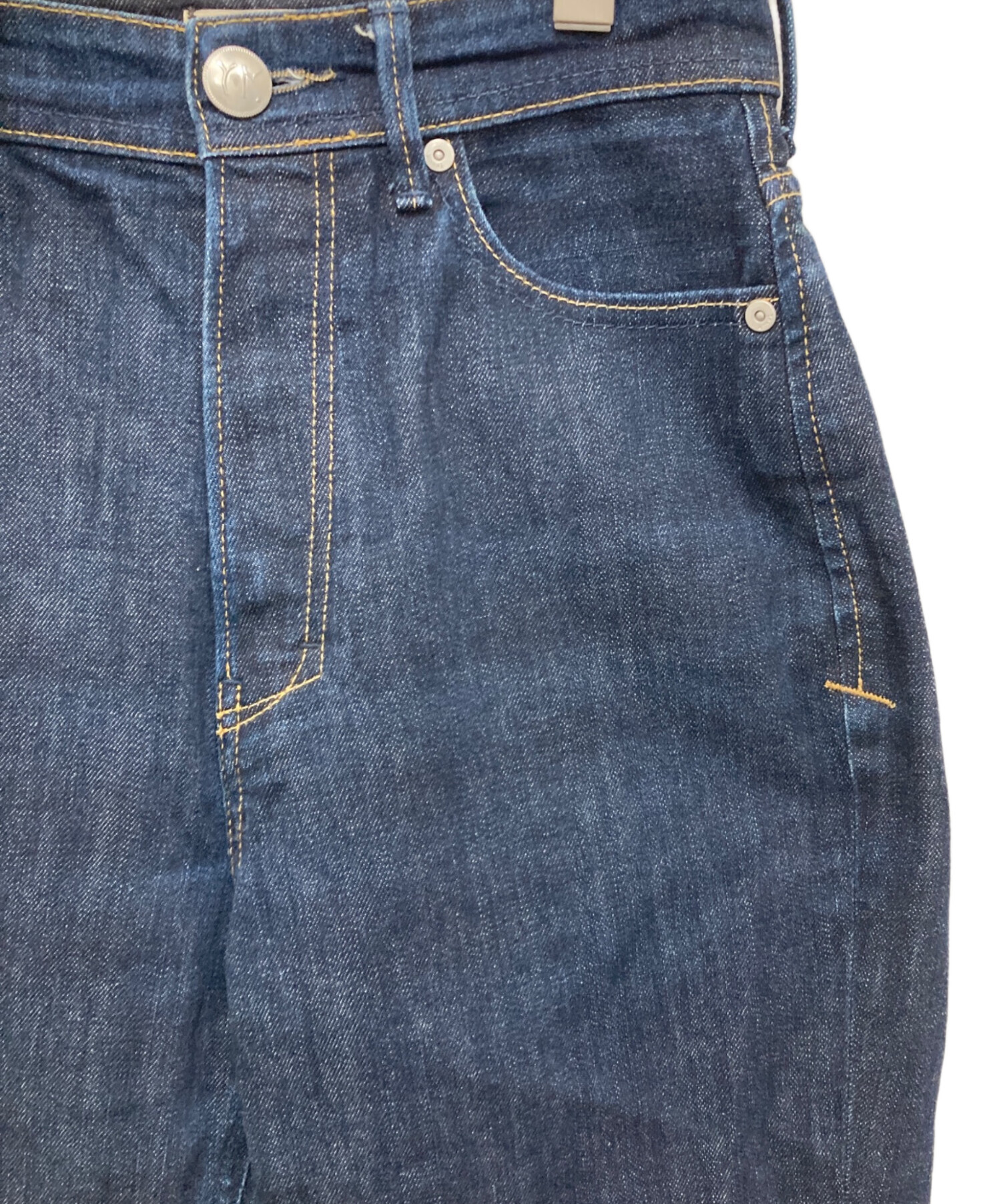 中古・古着通販】YANUK (ヤヌーク) デニムパンツ ネイビー サイズ:25