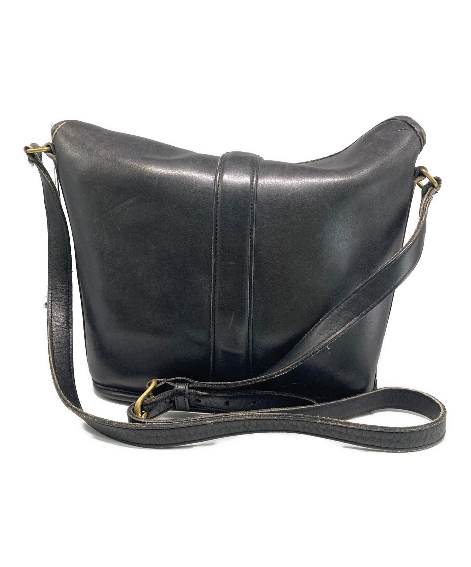 コーチ　バッグ　ショルダー　未使用に近い 中古・古着通販】COACH (コーチ) ショルダーバッグ ブラック｜ブランド