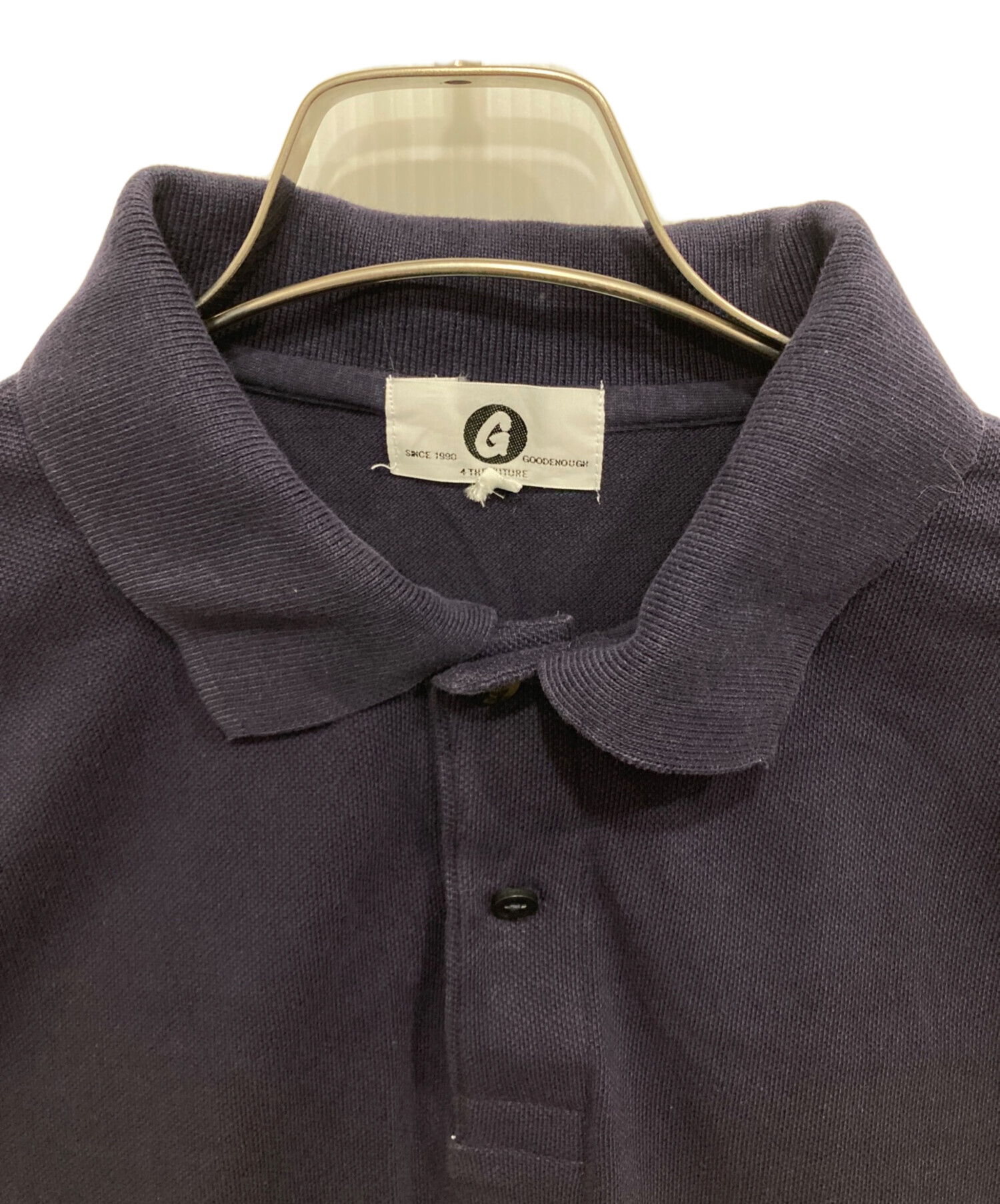 中古・古着通販】GOODENOUGH (グッドナフ) ポロシャツ ネイビー サイズ