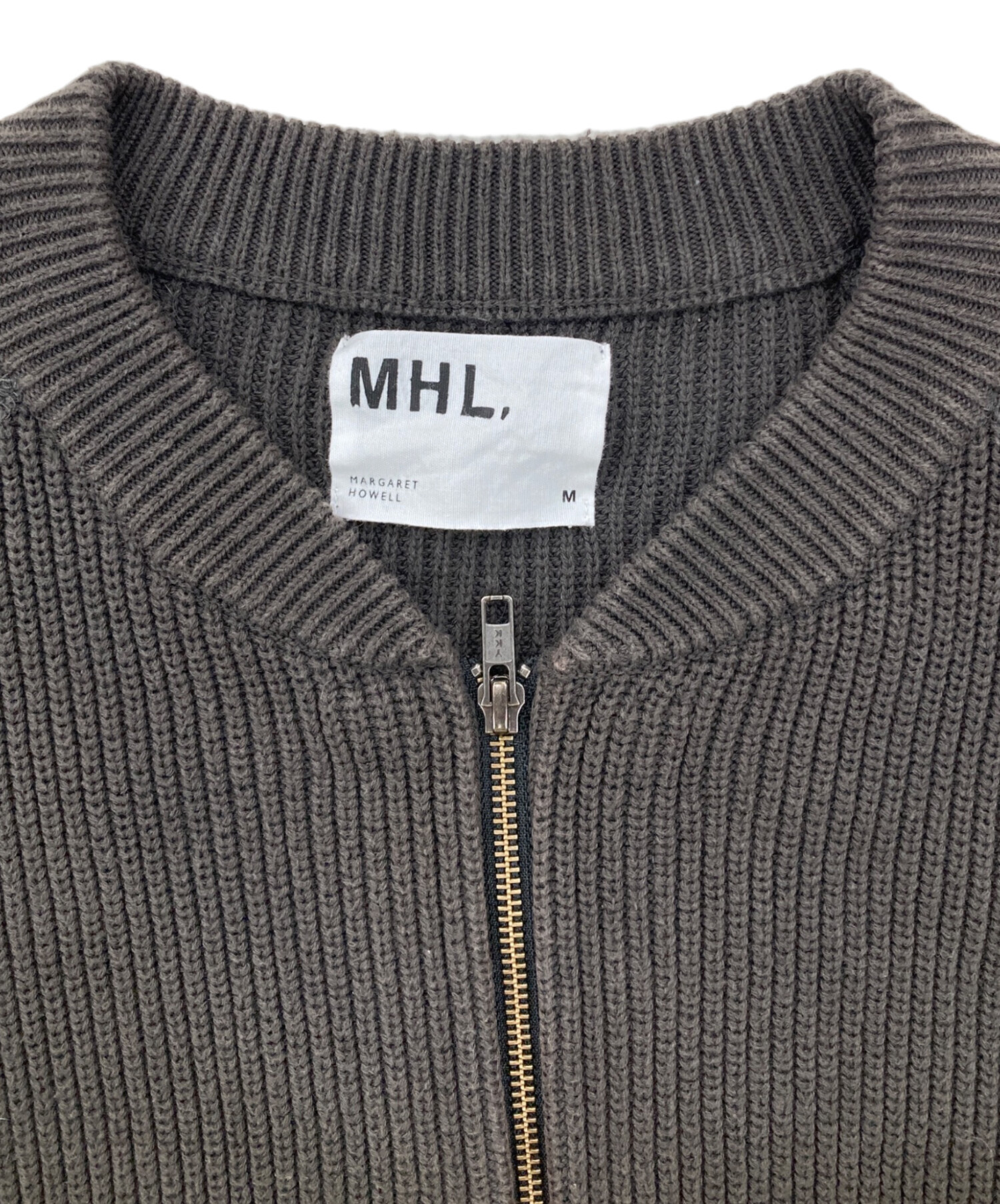 中古・古着通販】MHL (マーガレットハウエル) ジップアップニット 