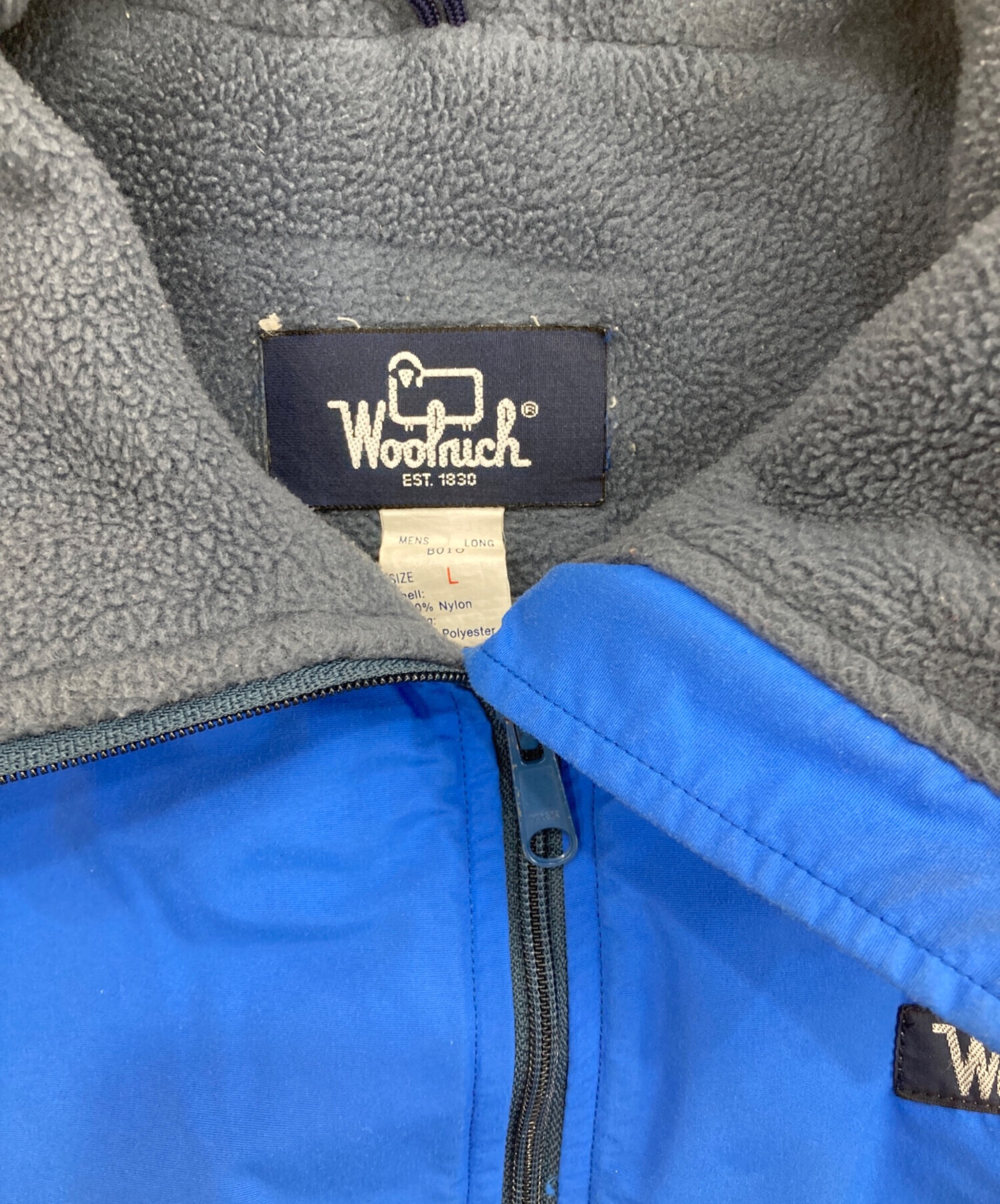 中古・古着通販】WOOLRICH (ウールリッチ) ナイロンベスト ブルー