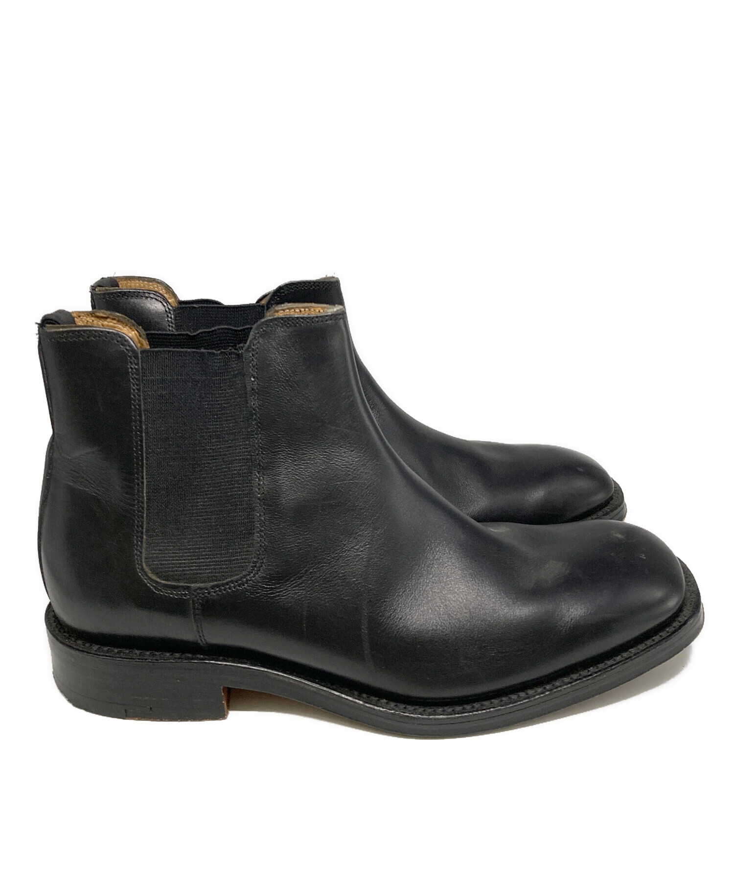 【良品】Paul Smith ポールスミス レザー サイドゴアブーツ 黒 6.5 中古・古着通販】Paul Smith (ポールスミス) サイドゴアブーツ