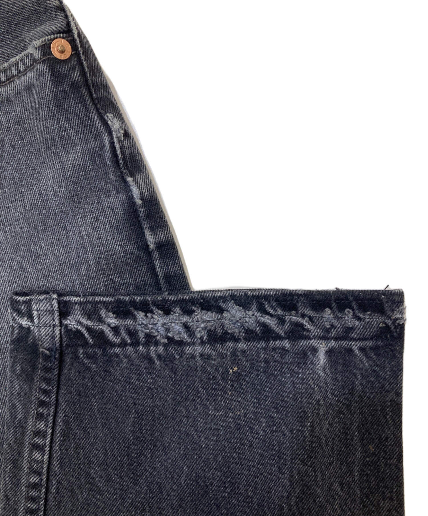 中古・古着通販】LEVI'S (リーバイス) 00'S 501デニムパンツ ブラック