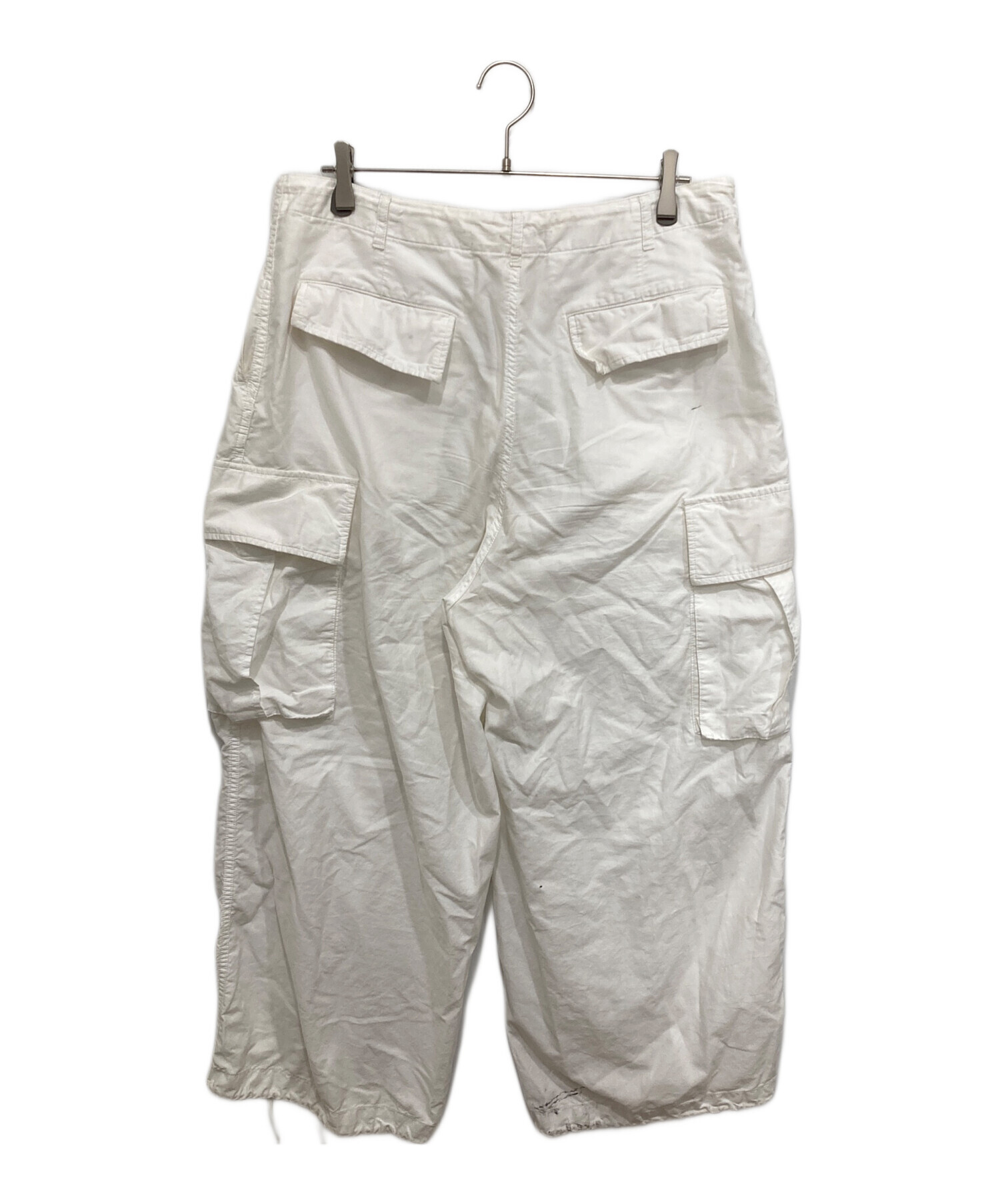 Needles カーゴパンツ ホワイト サイズ1 ヒザデルパンツ 中古・古着通販】Needles (ニードルズ) H.D. PANT BDU/ヒザデルパンツ