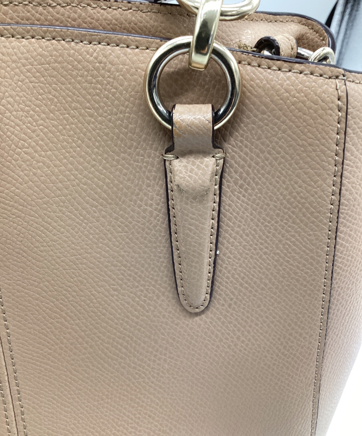 中古・古着通販】COACH (コーチ) 2WAYバッグ ベージュ｜ブランド・古着