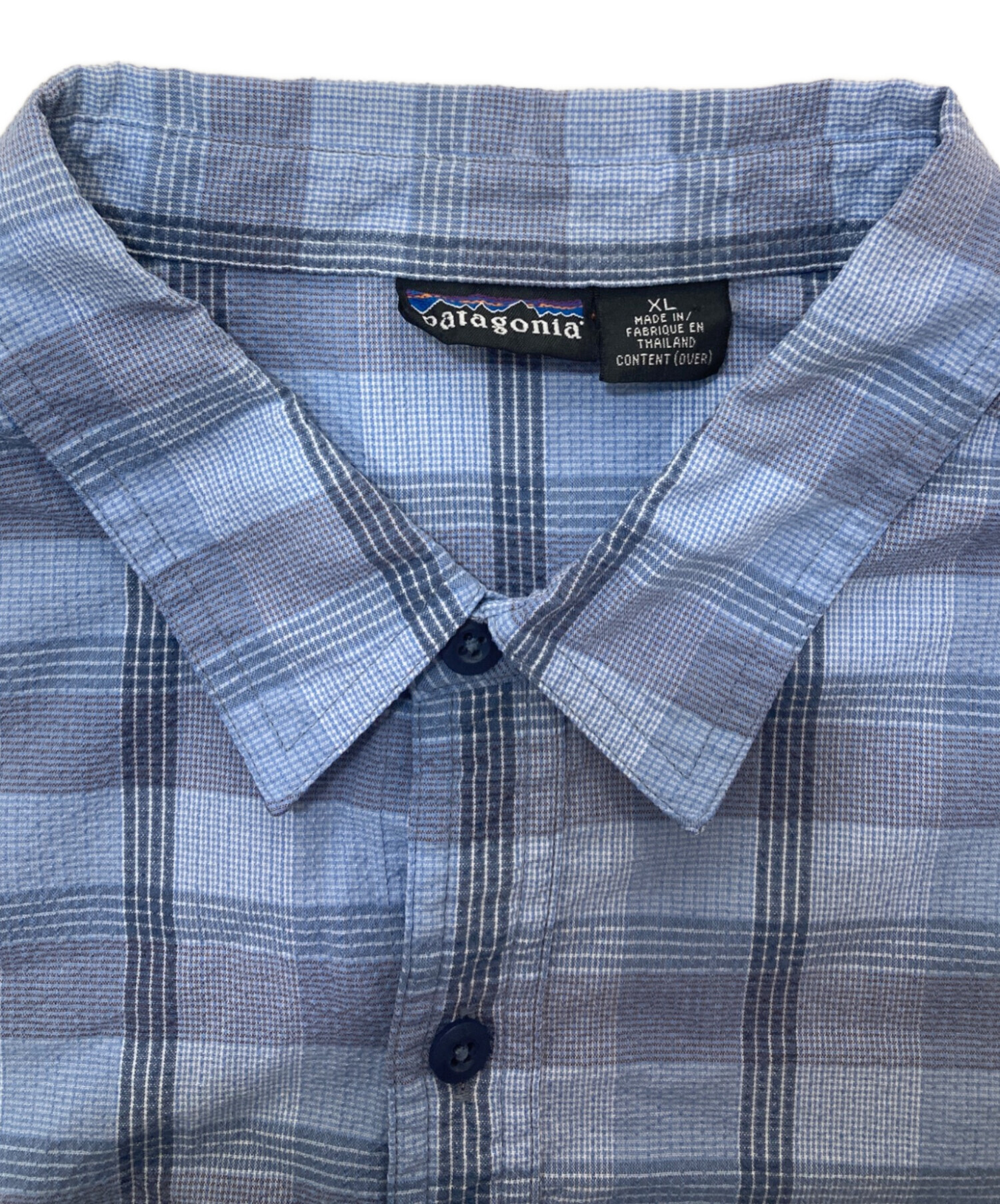 中古・古着通販】Patagonia (パタゴニア) 半袖シアサッカーチェック