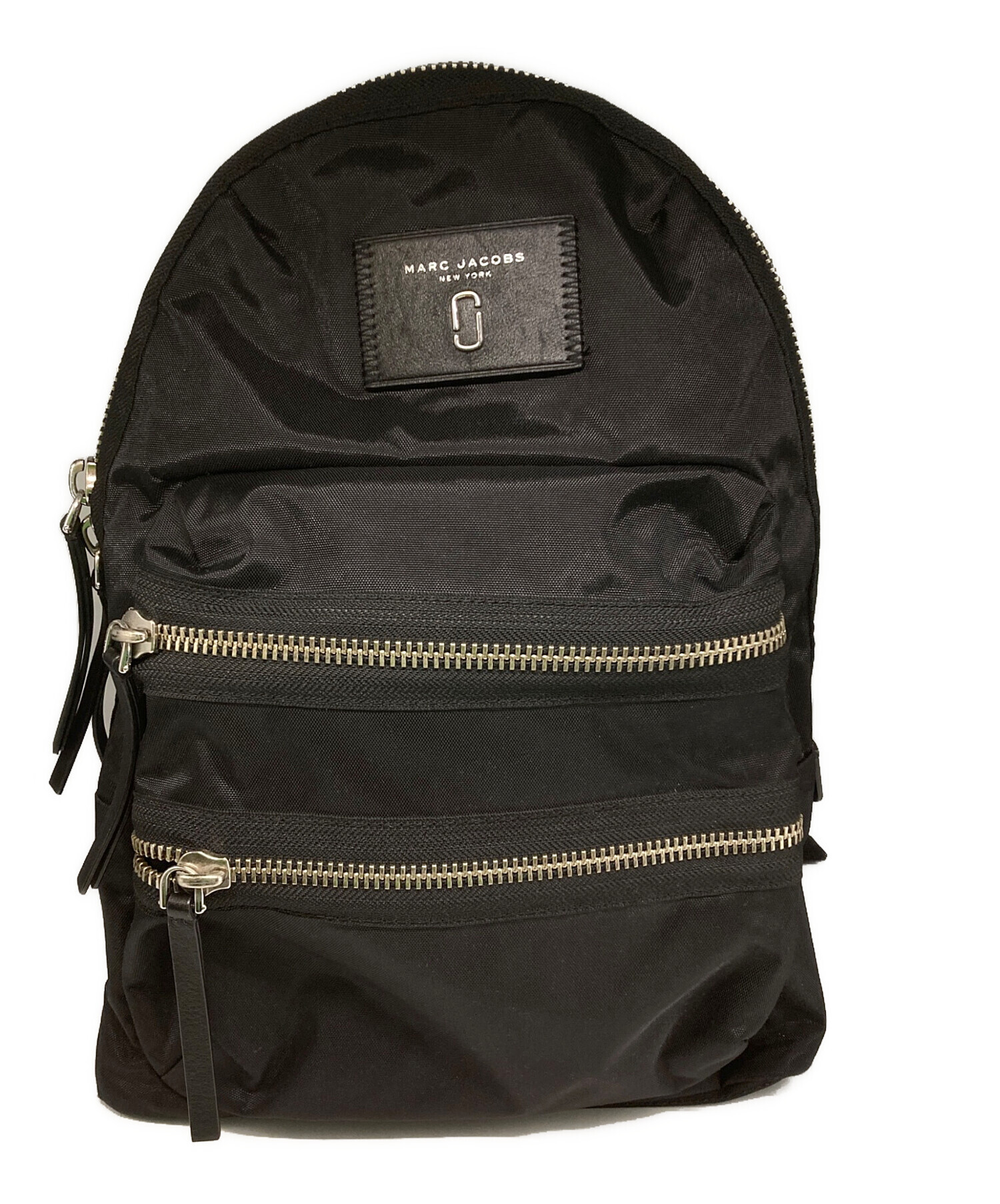 早い者勝ち！美品！MARC JACOBS バックパック リュック ブラック 中古・古着通販】MARC JACOBS (マークジェイコブス) リュック ブラック