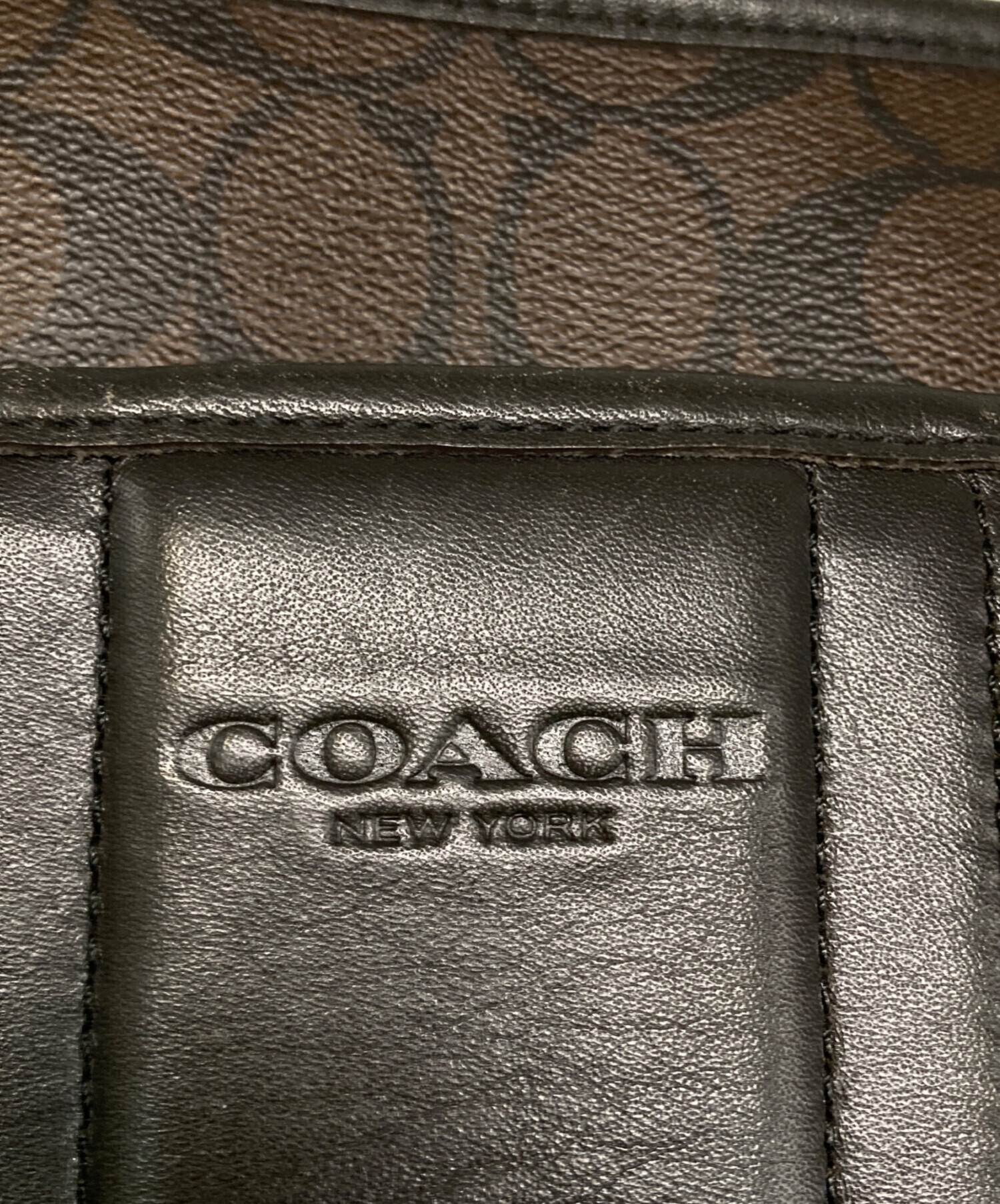 中古・古着通販】COACH (コーチ) シグネチャーショルダーバッグ
