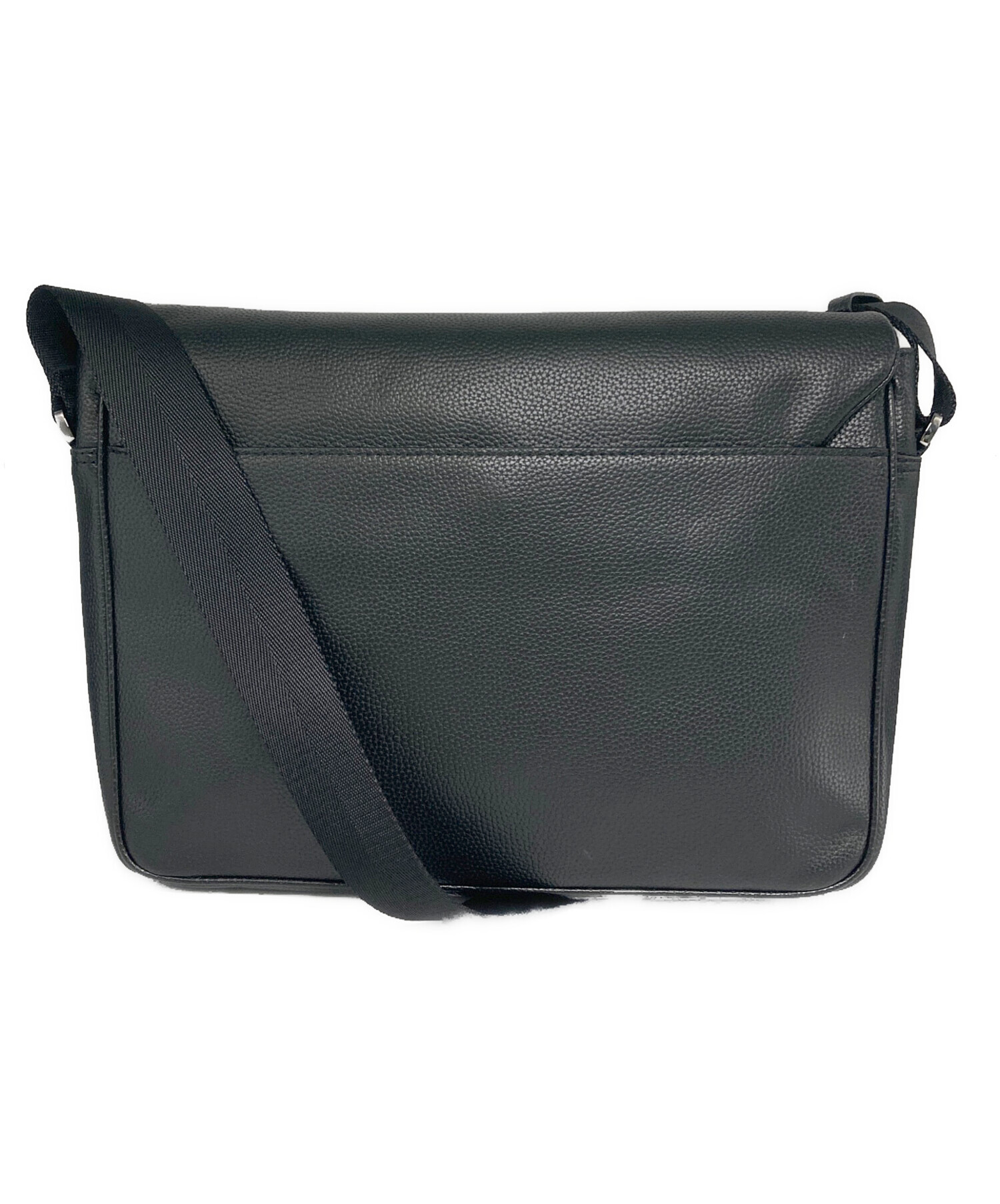 美品　COLE HAAN コールハーン　メッセンジャーバッグ　ブラック　レザー 中古・古着通販】COLE HAAN (コールハーン) ベルモントメッセンジャー