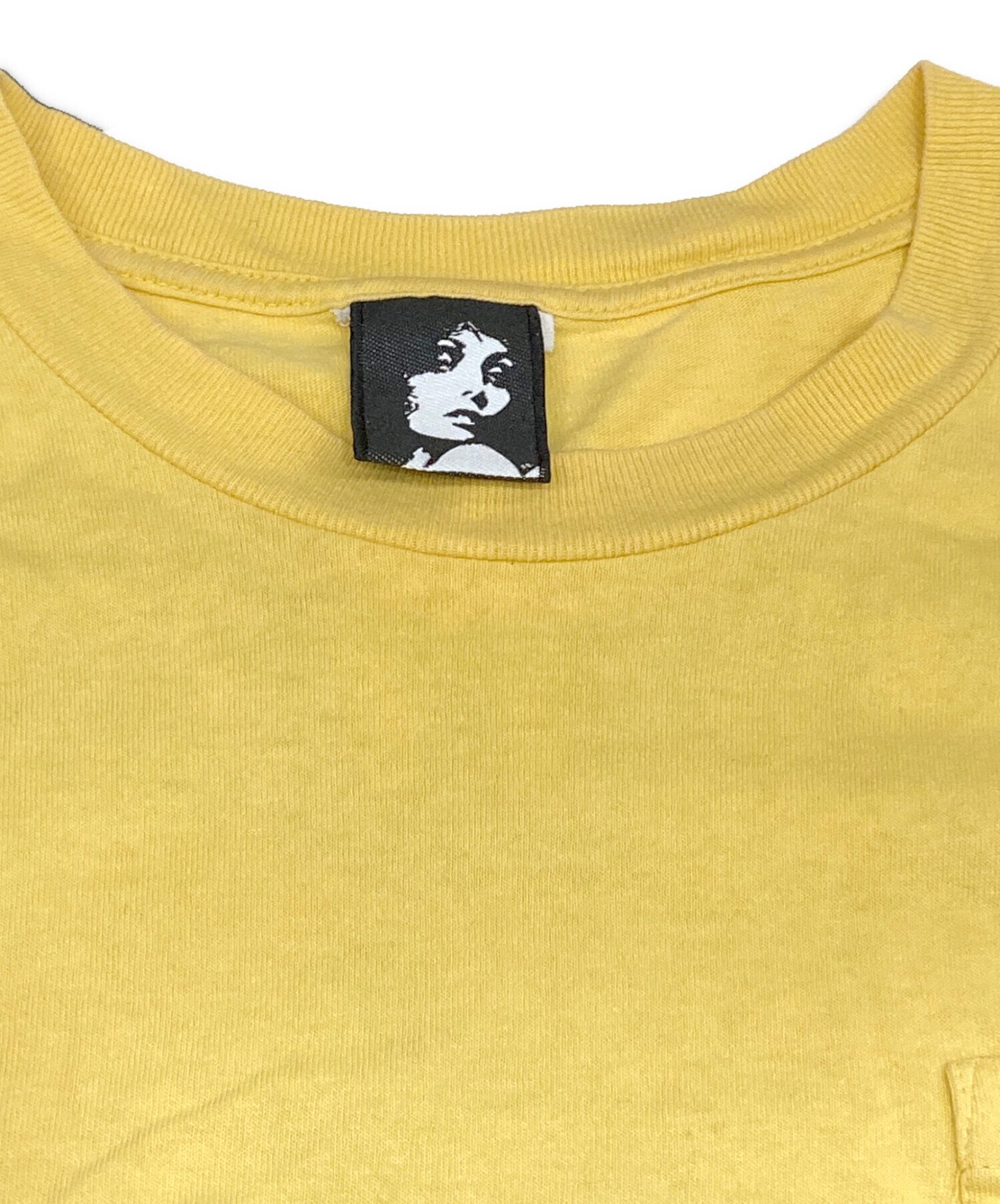 HYSTERIC GLAMOUR 長袖カットソー イエロー Mサイズ 中古・古着通販】Hysteric Glamour (ヒステリックグラマー) 袖プリ